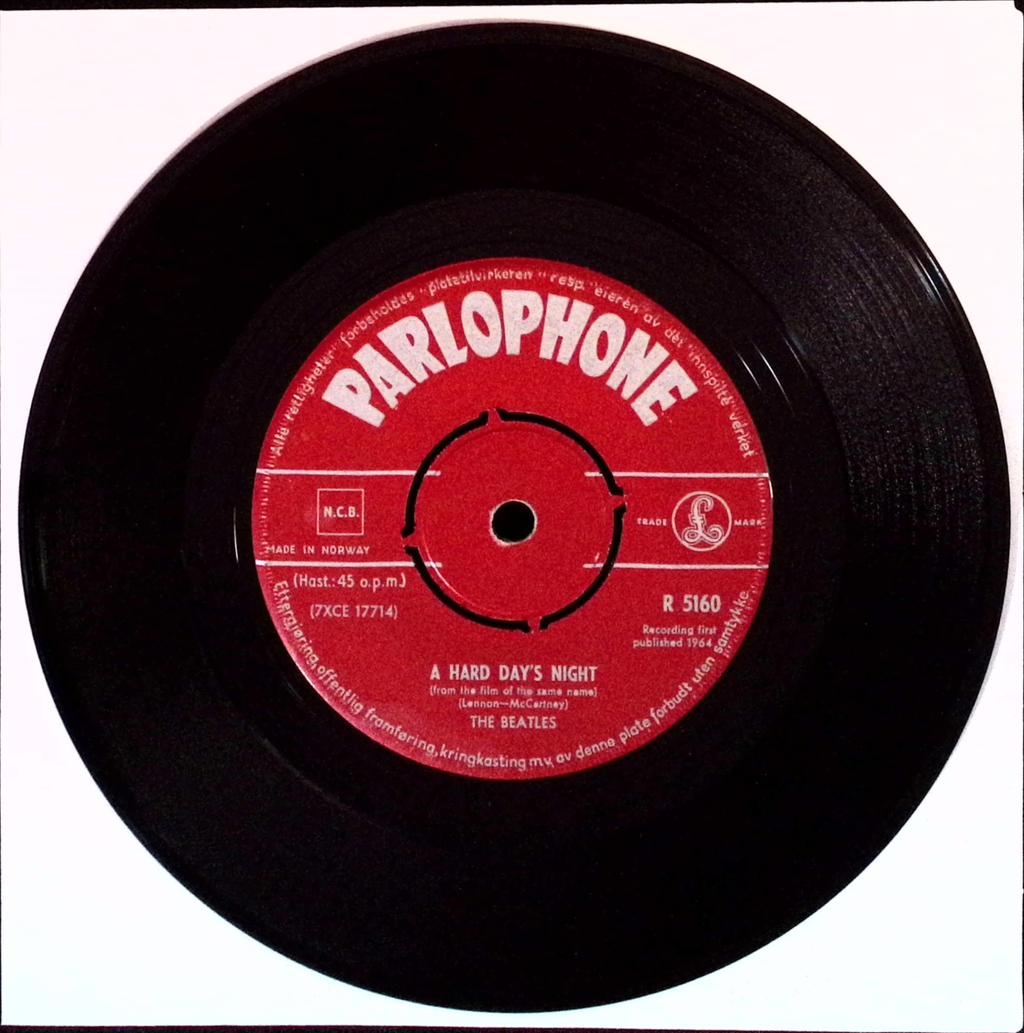 The Beatles - A Hard Day's Night / Things We Said Today (Norway)