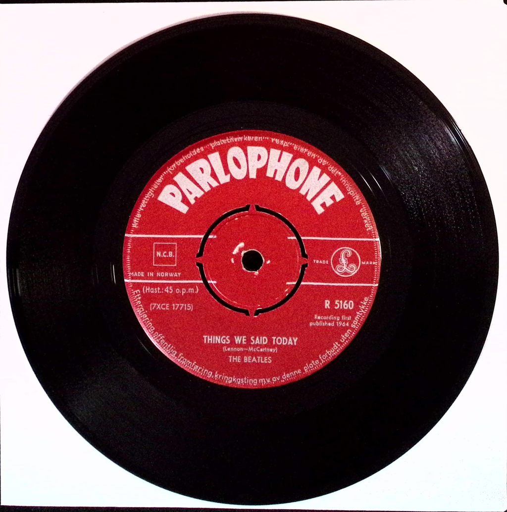The Beatles - A Hard Day's Night / Things We Said Today (Norway)