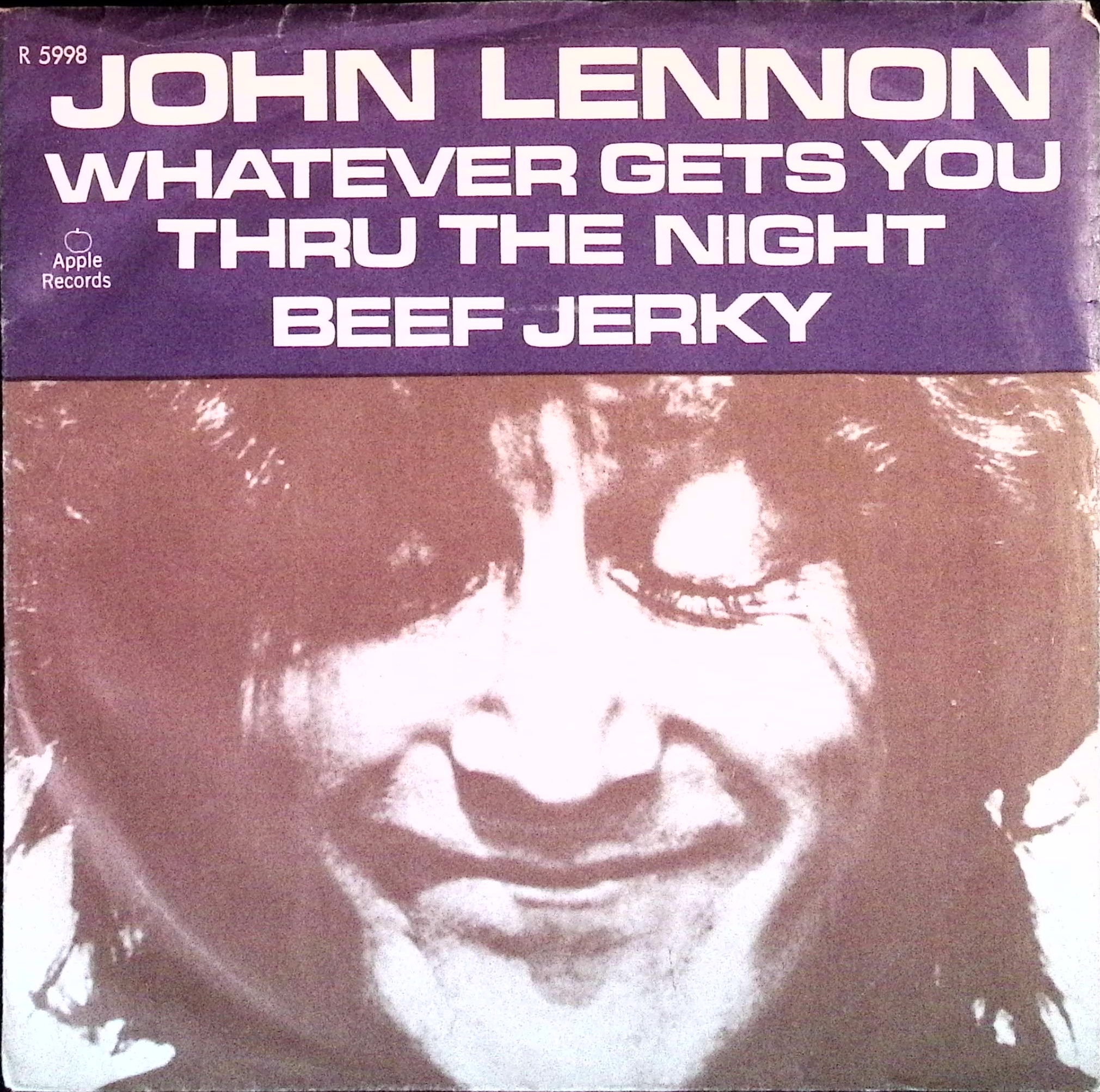 John Lennon - Whatever Gets You Thru The Night / Beef Jerky (Denmark)