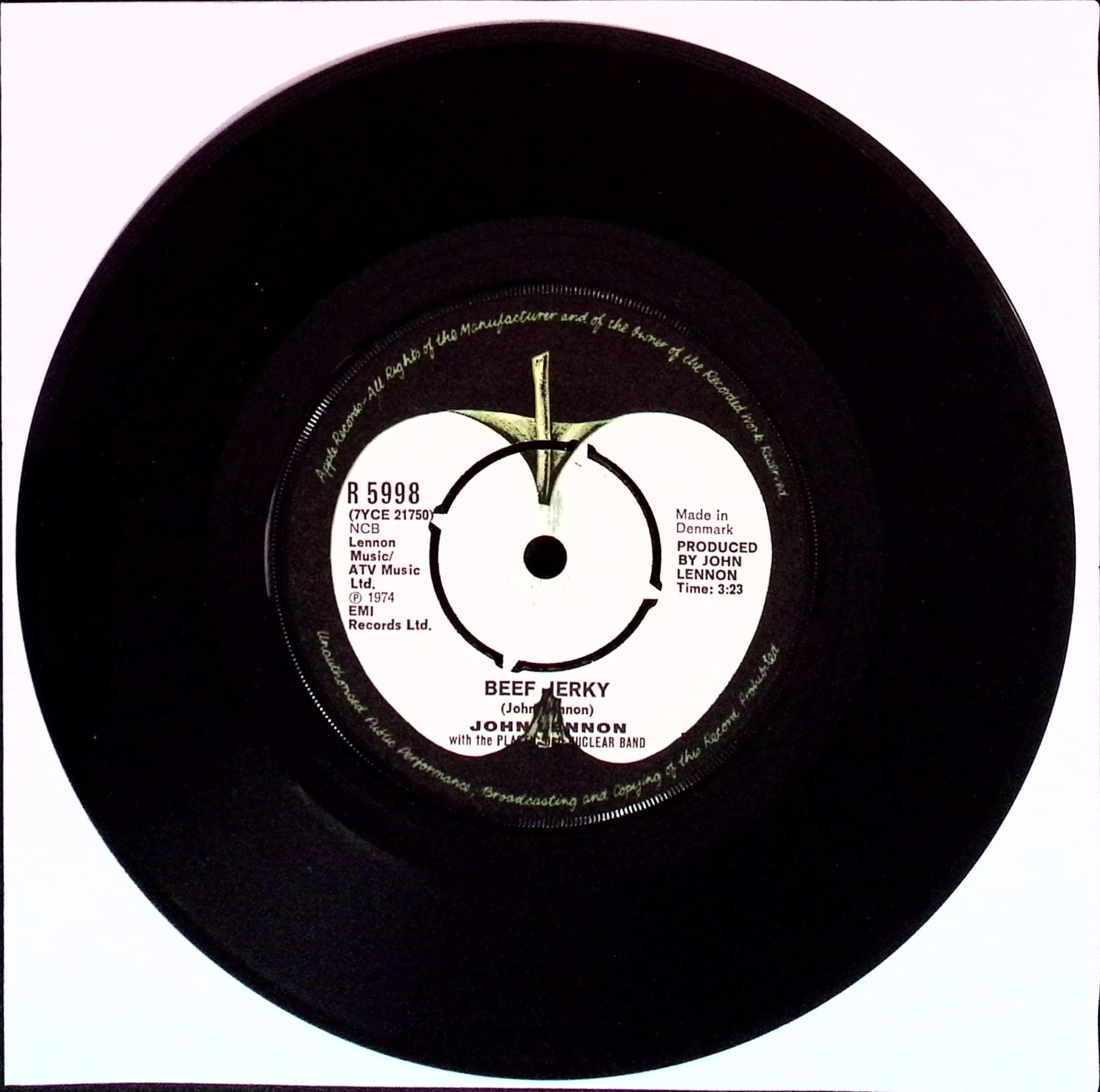 John Lennon - Whatever Gets You Thru The Night / Beef Jerky (Denmark)