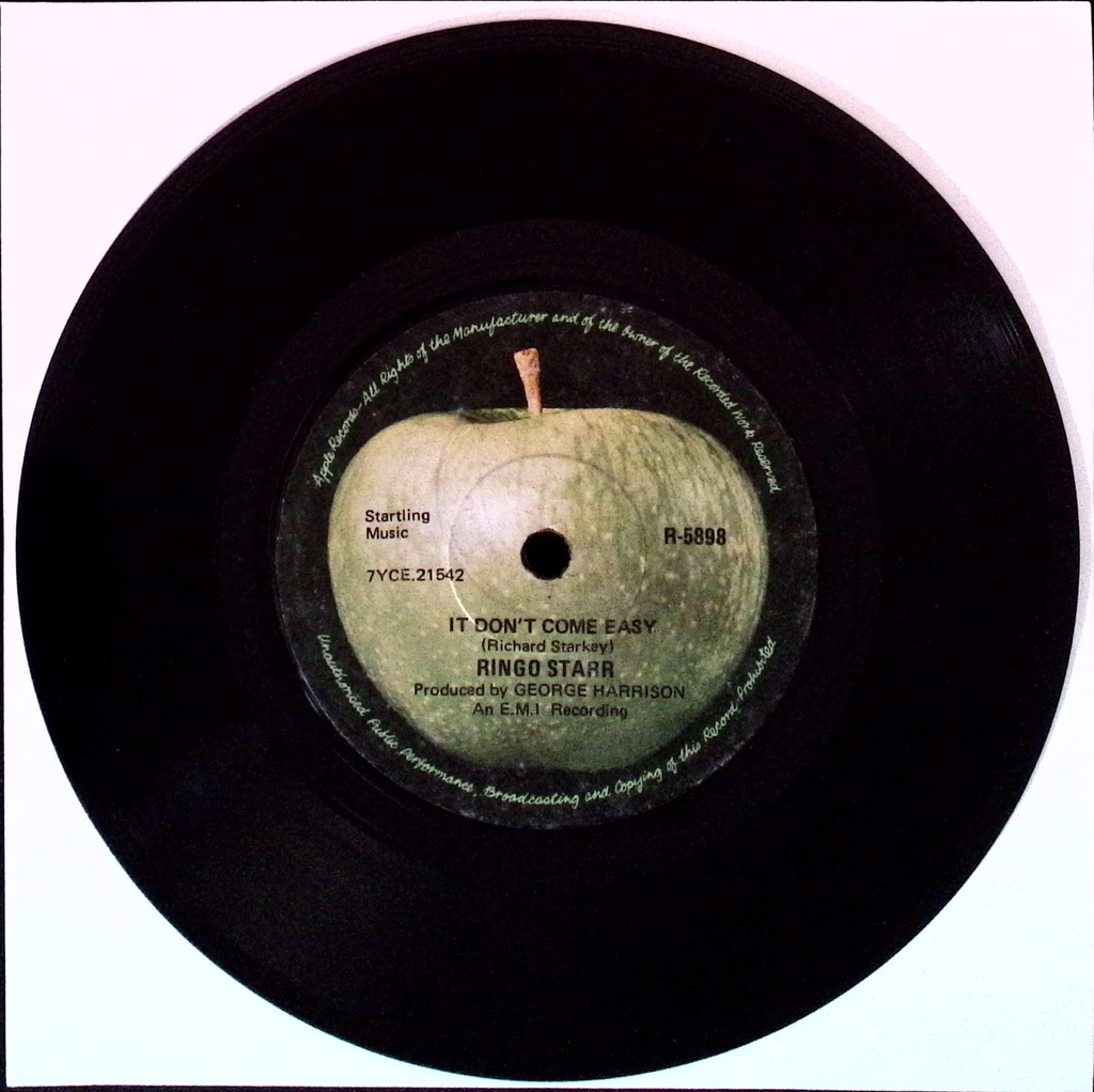 Ringo Starr - It Don't Come Easy / Early 1970 (Singapore)