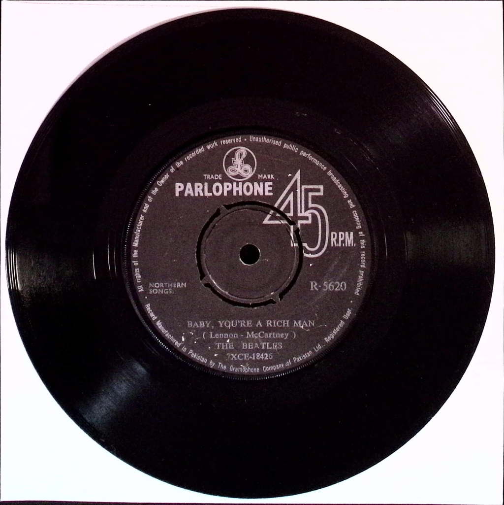 The Beatles - All You Need Is Love / Baby You're A Rich Man (Pakistan)