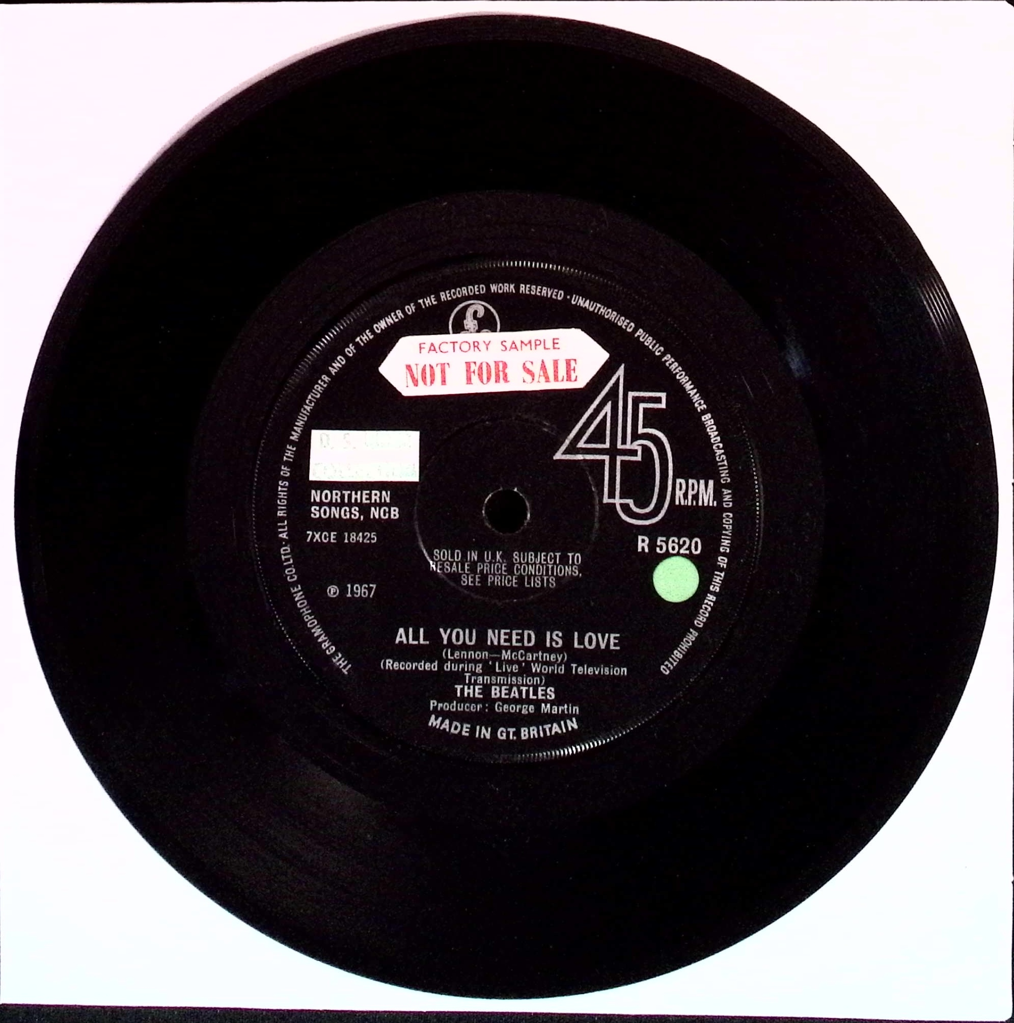 The Beatles  - All You Need Is Love / Baby You're A Rich Man (UK)