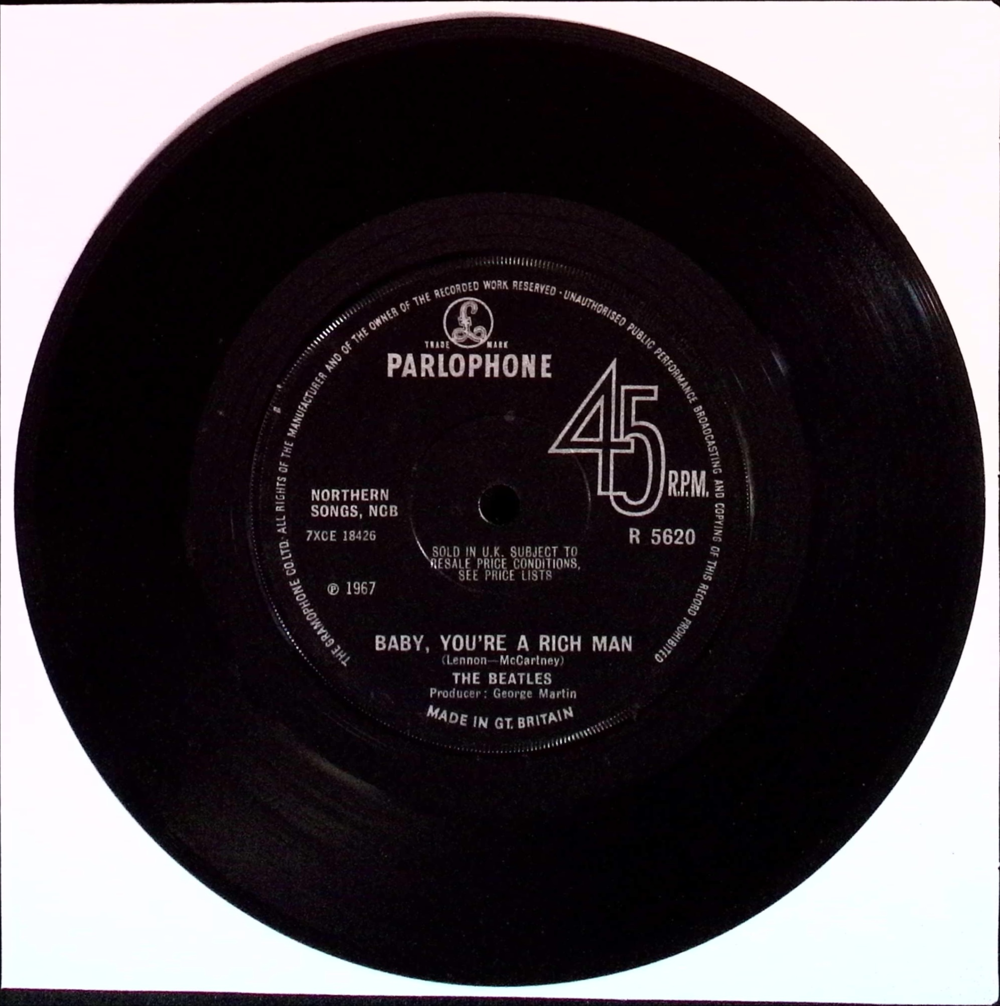 The Beatles  - All You Need Is Love / Baby You're A Rich Man (UK)