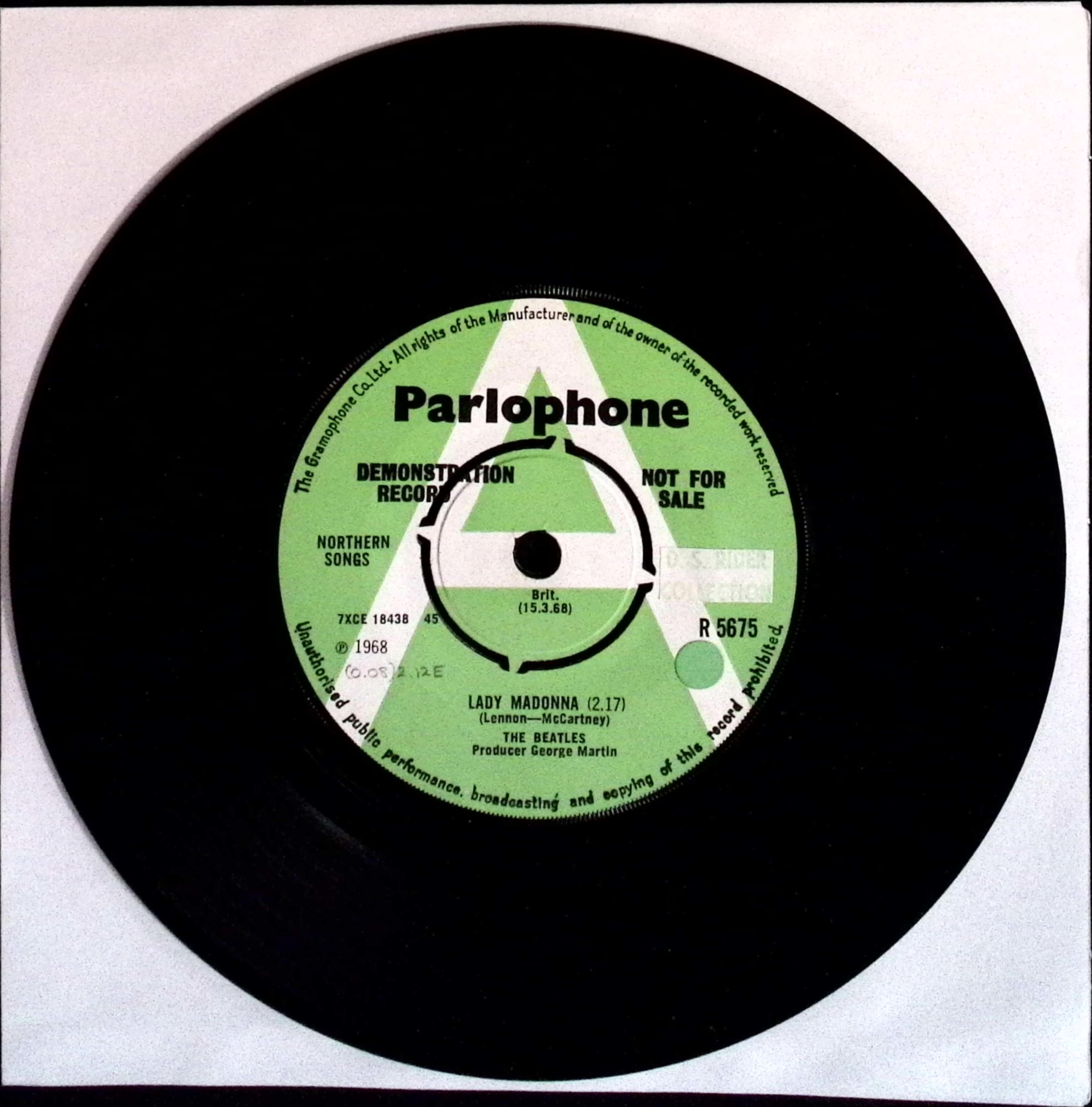 The Beatles  - Lady Madonna / The Inner Light (UK)