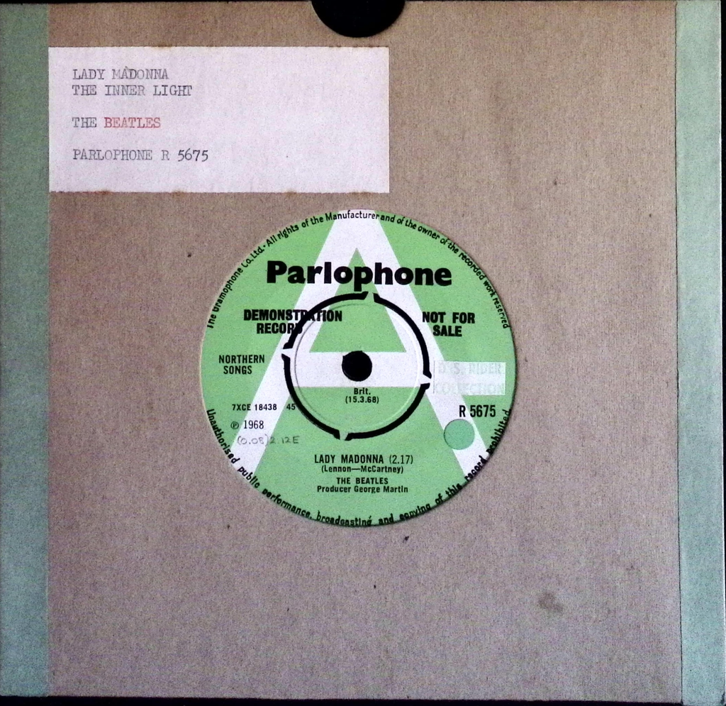 The Beatles  - Lady Madonna / The Inner Light (UK)