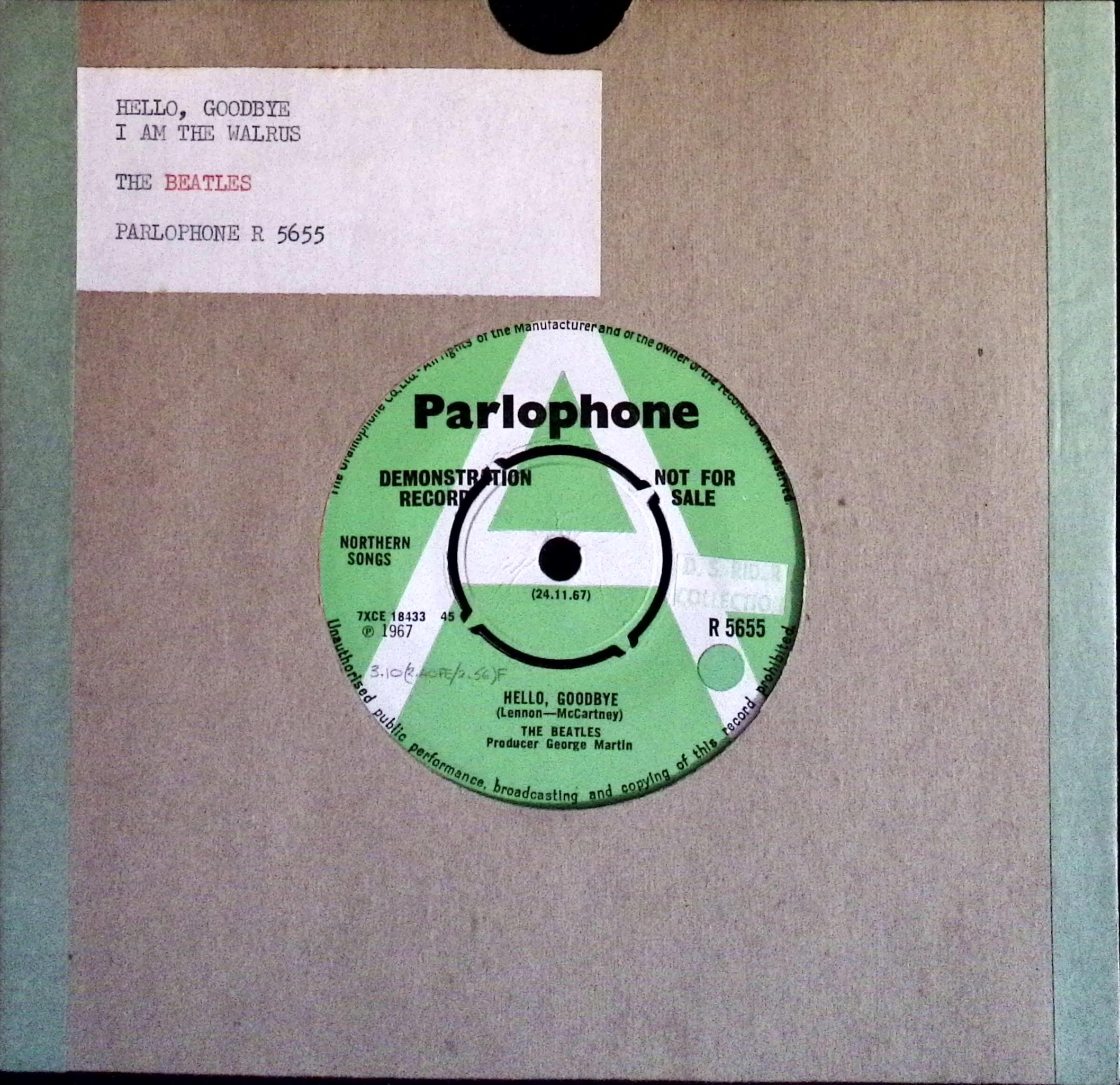 The Beatles  - Hello Goodbye / I Am The Walrus (UK)