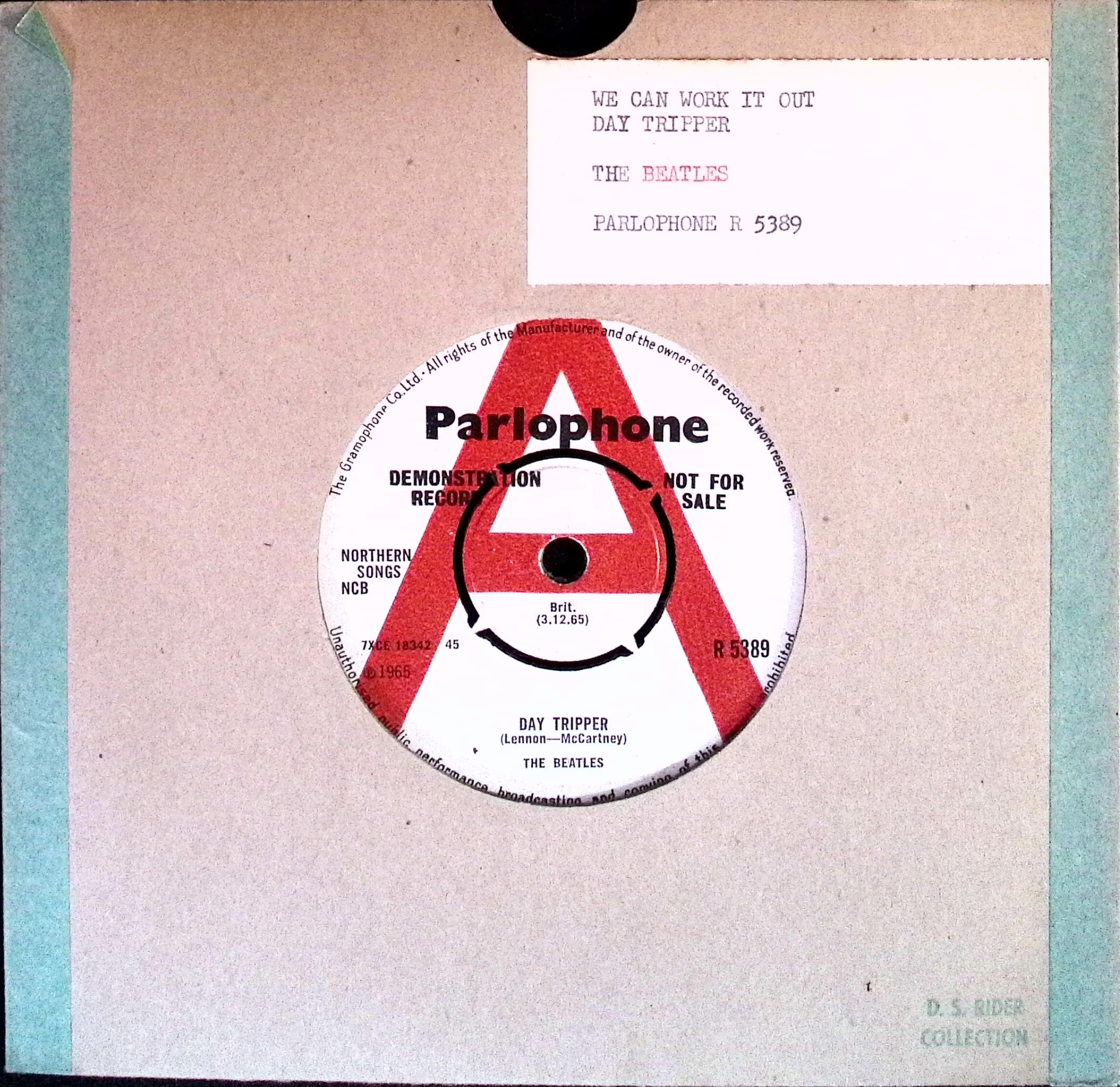 The Beatles  - We Can Work It Out / Day Tripper (UK)