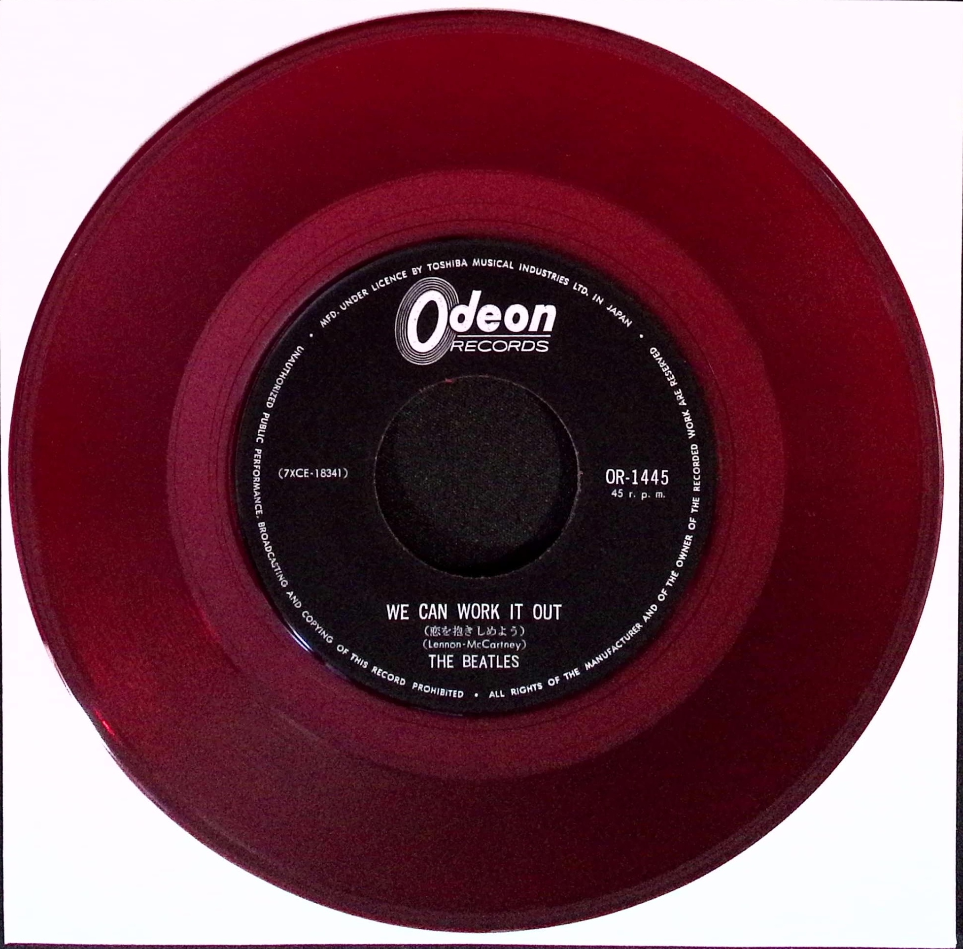 The Beatles - We Can Work It Out / Day Tripper (Japan)