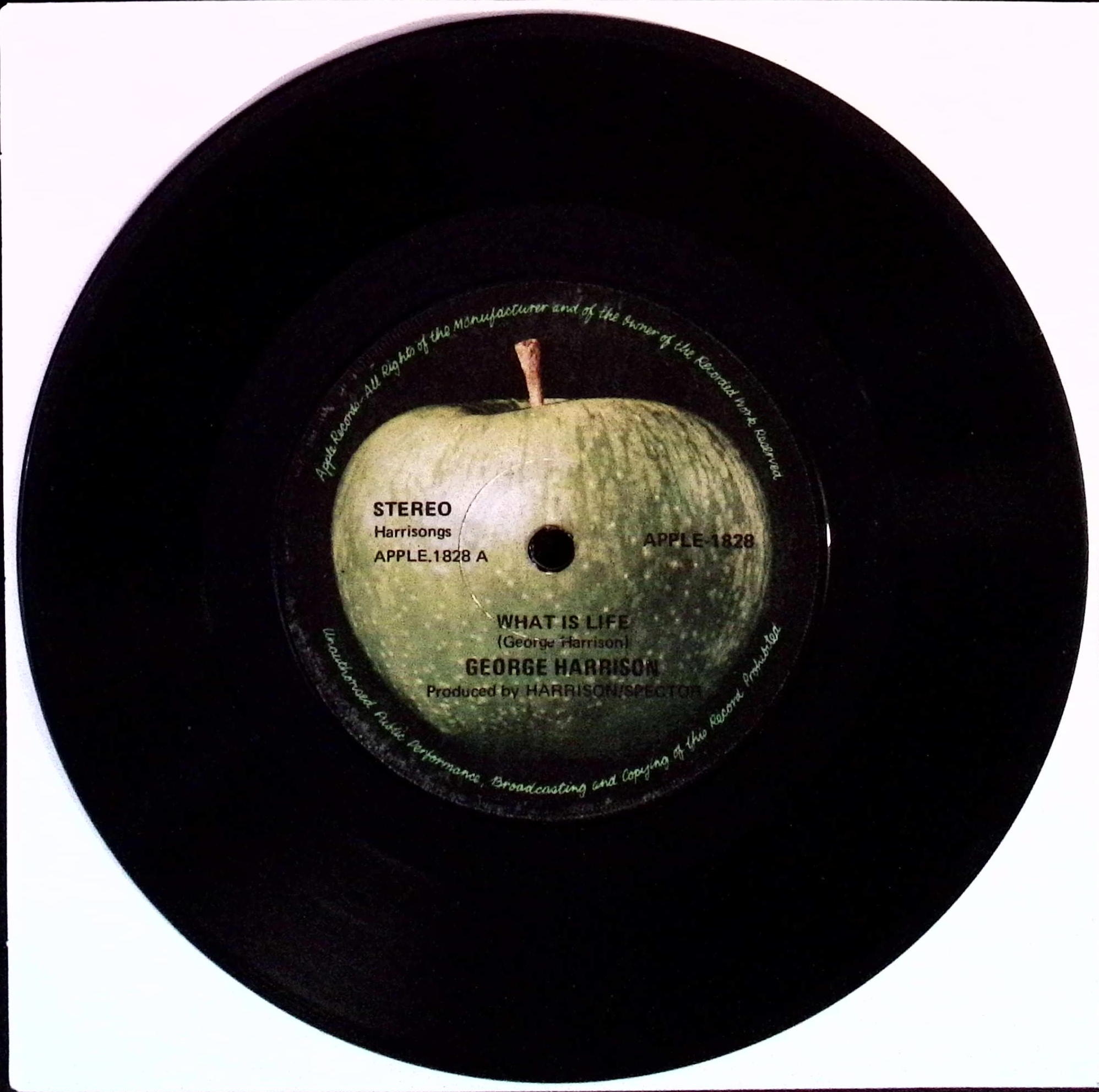 George Harrison - What Is Life / Apple Scruffs (Singapore)