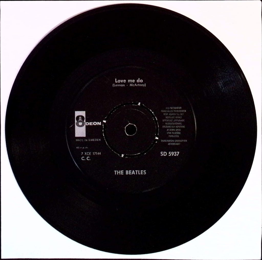 The Beatles - Please Please Me / Love Me Do (Sweden)