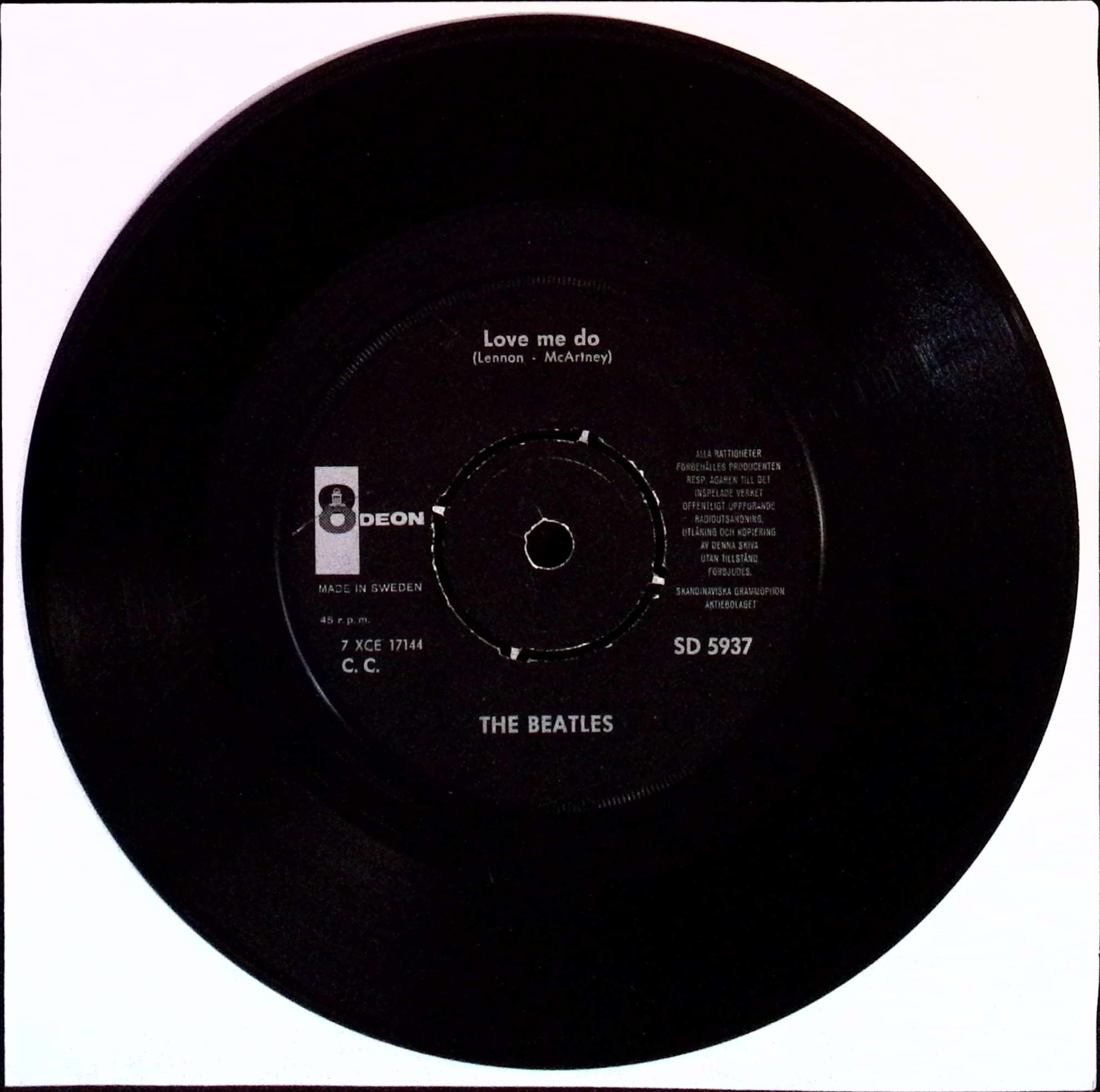 The Beatles - Please Please Me / Love Me Do (Sweden)