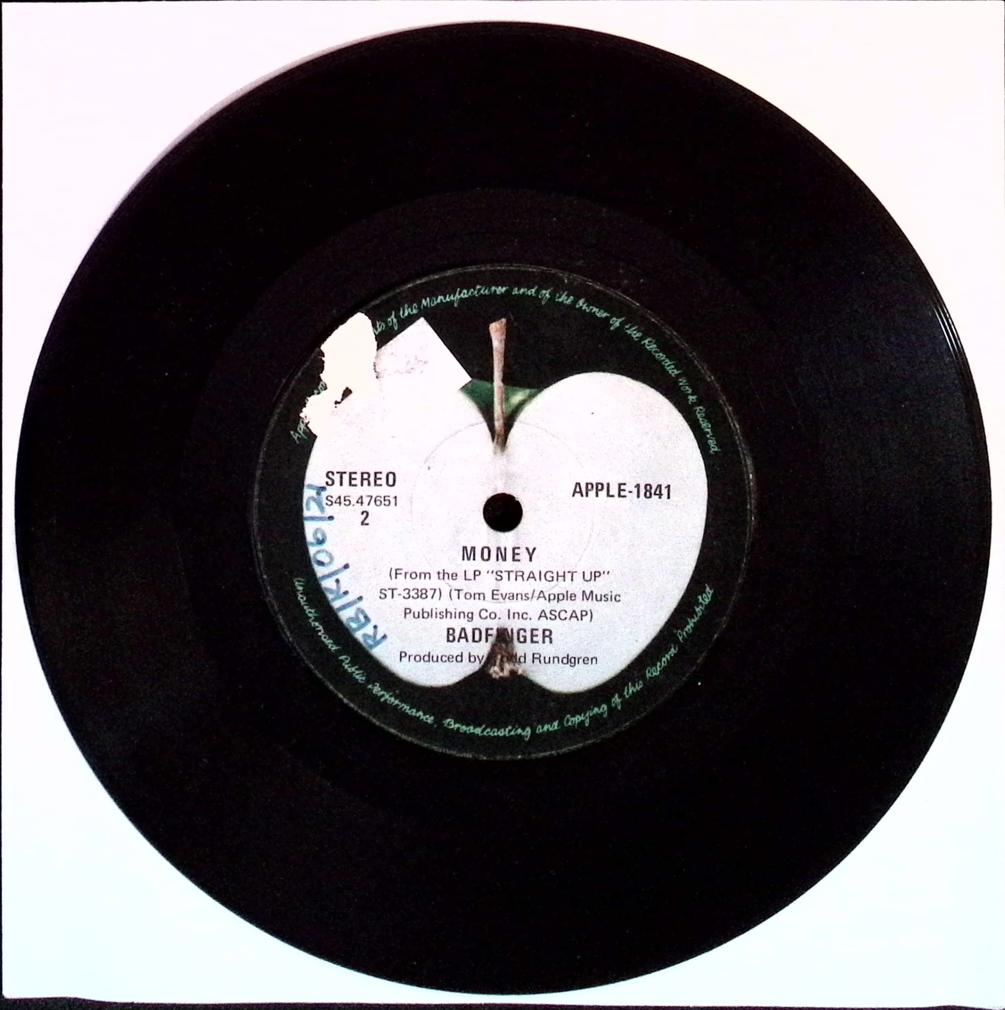 Badfinger - Day After Day / Money (Singapore)