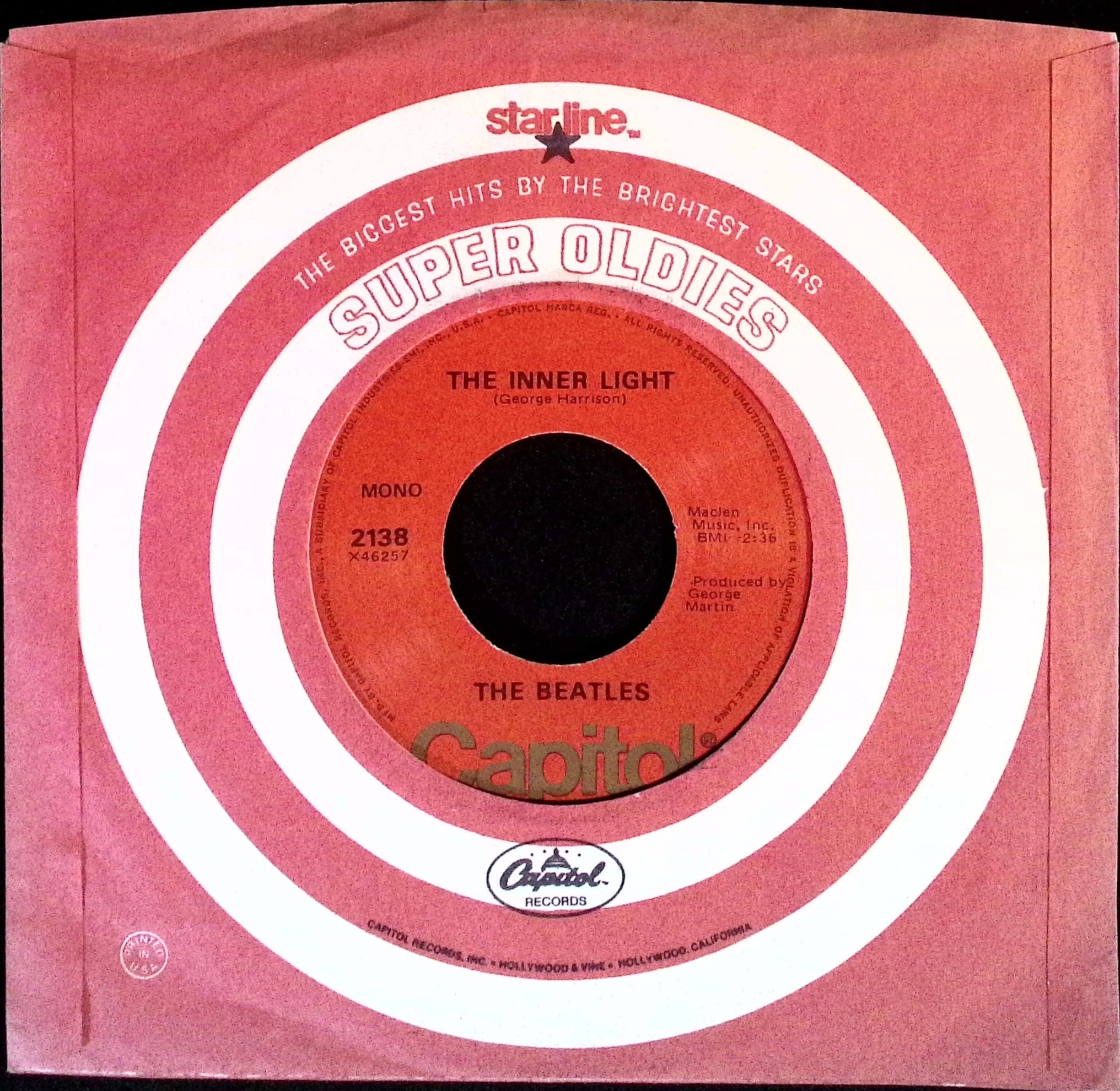 The Beatles - Lady Madonna / The Inner Light (USA)