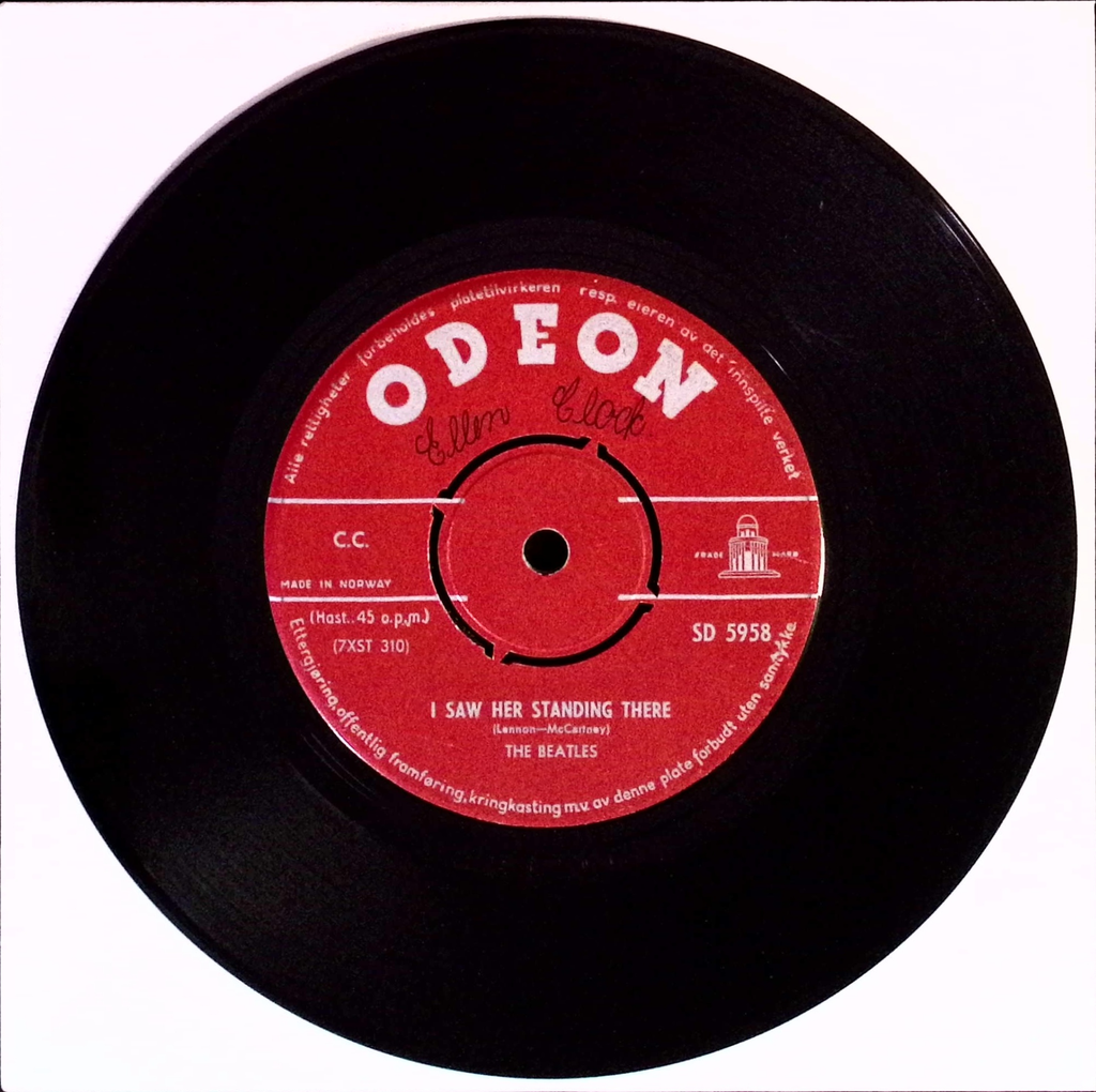 The Beatles - All My Loving / I Saw Her Standing There (Norway)
