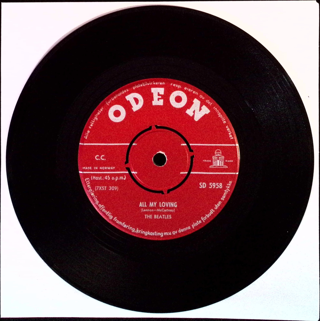 The Beatles - All My Loving / I Saw Her Standing There (Norway)