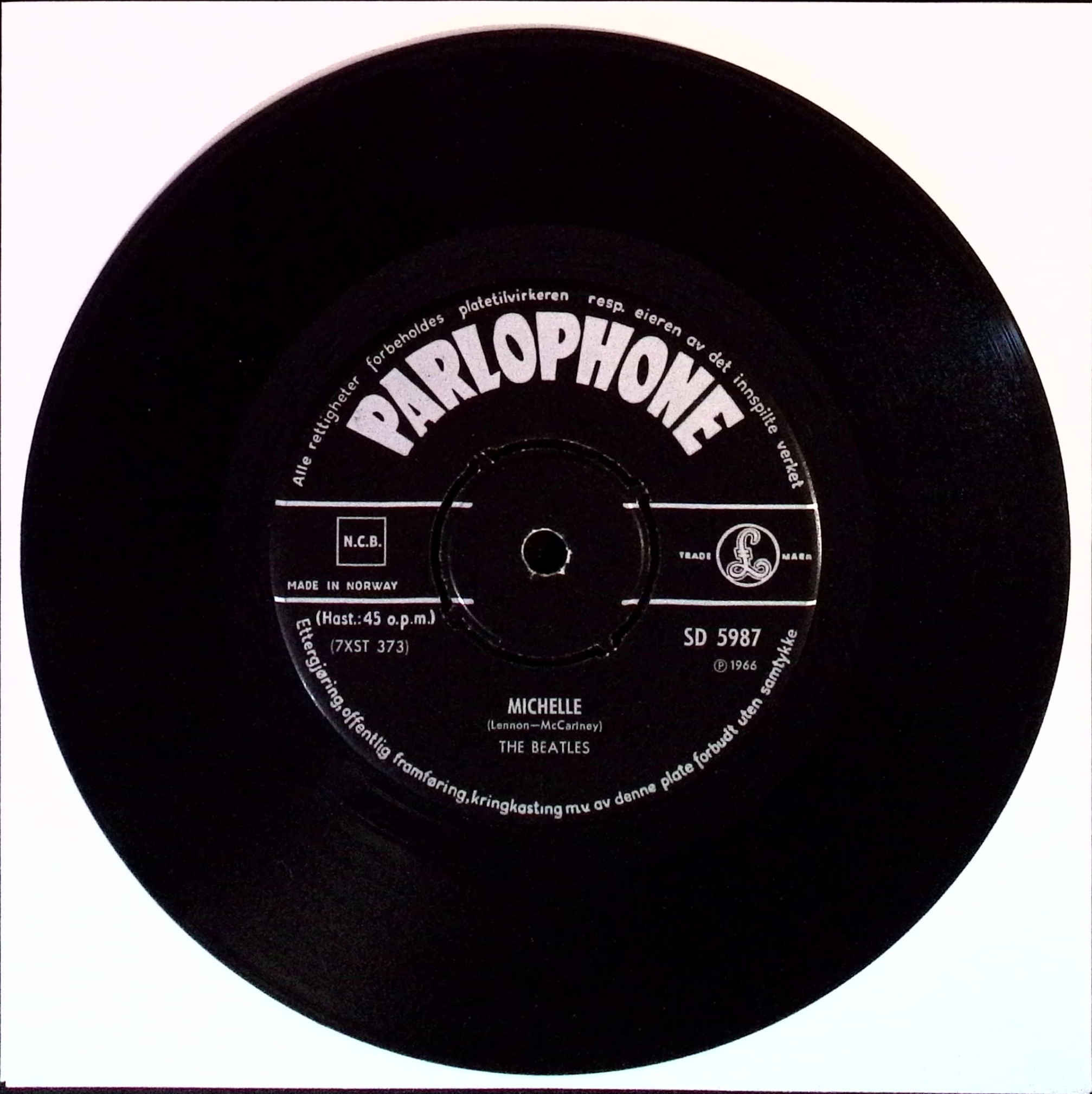 The Beatles - Michelle / Girl (Norway)
