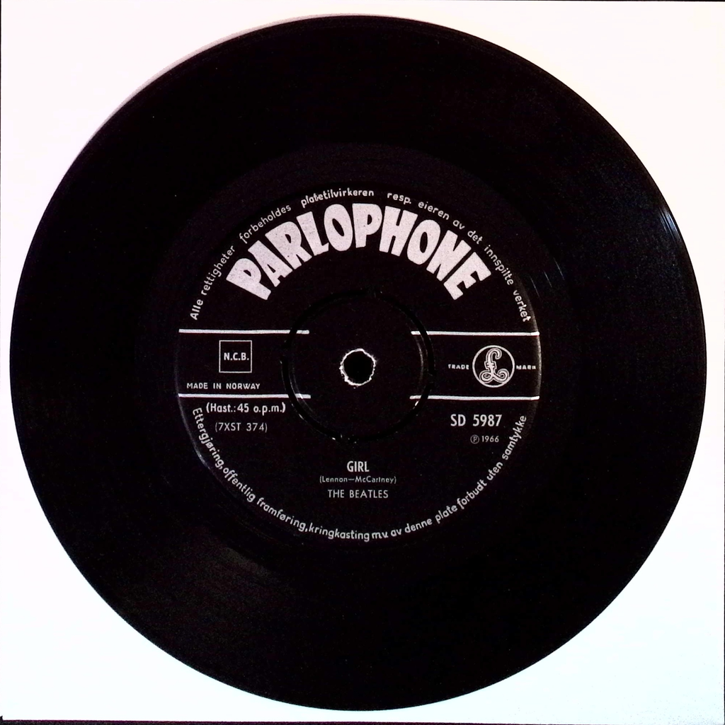 The Beatles - Michelle / Girl (Norway)