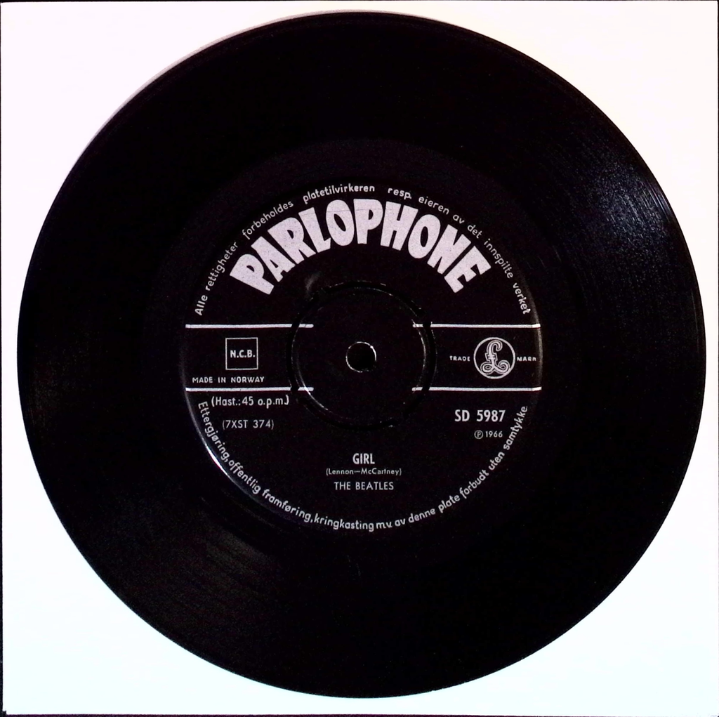 The Beatles - Michelle / Girl (Norway)