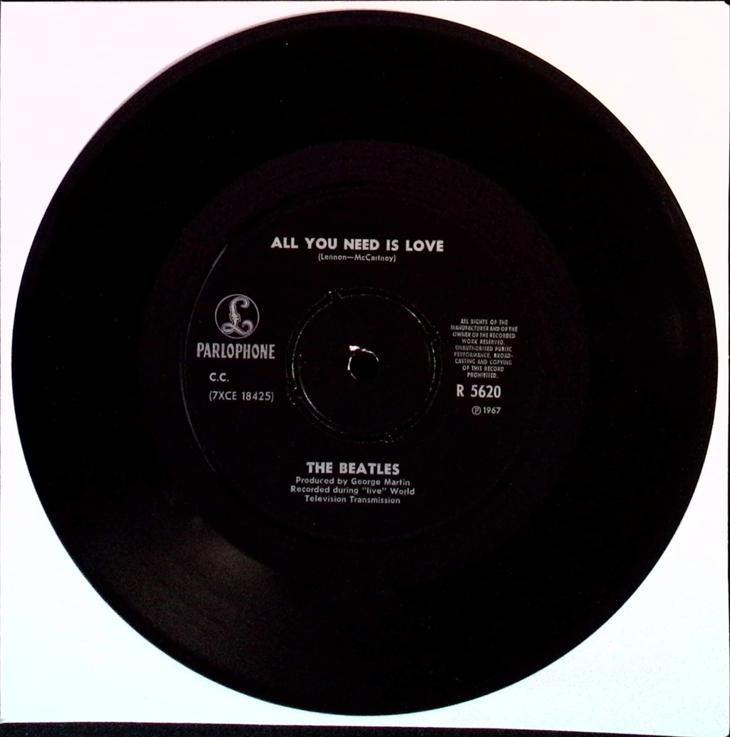 The Beatles - All You Need Is Love / Baby You're A Rich Man (Norway)