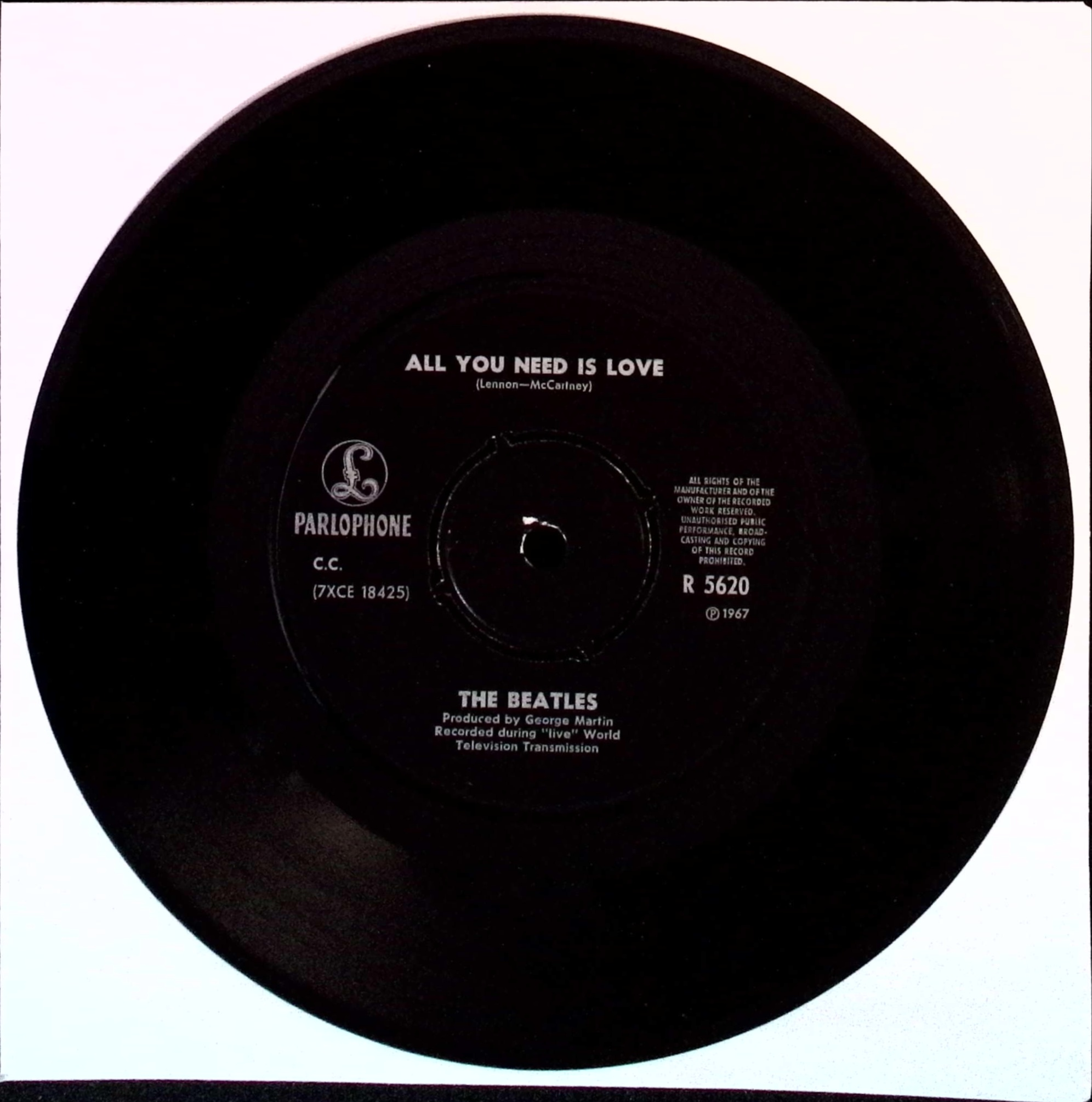The Beatles - All You Need Is Love / Baby You're A Rich Man (Norway)