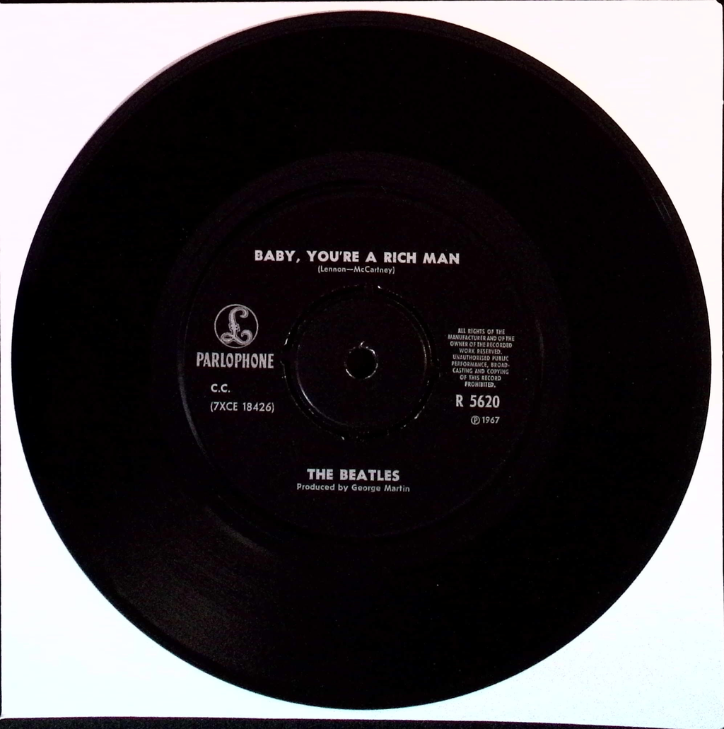 The Beatles - All You Need Is Love / Baby You're A Rich Man (Norway)