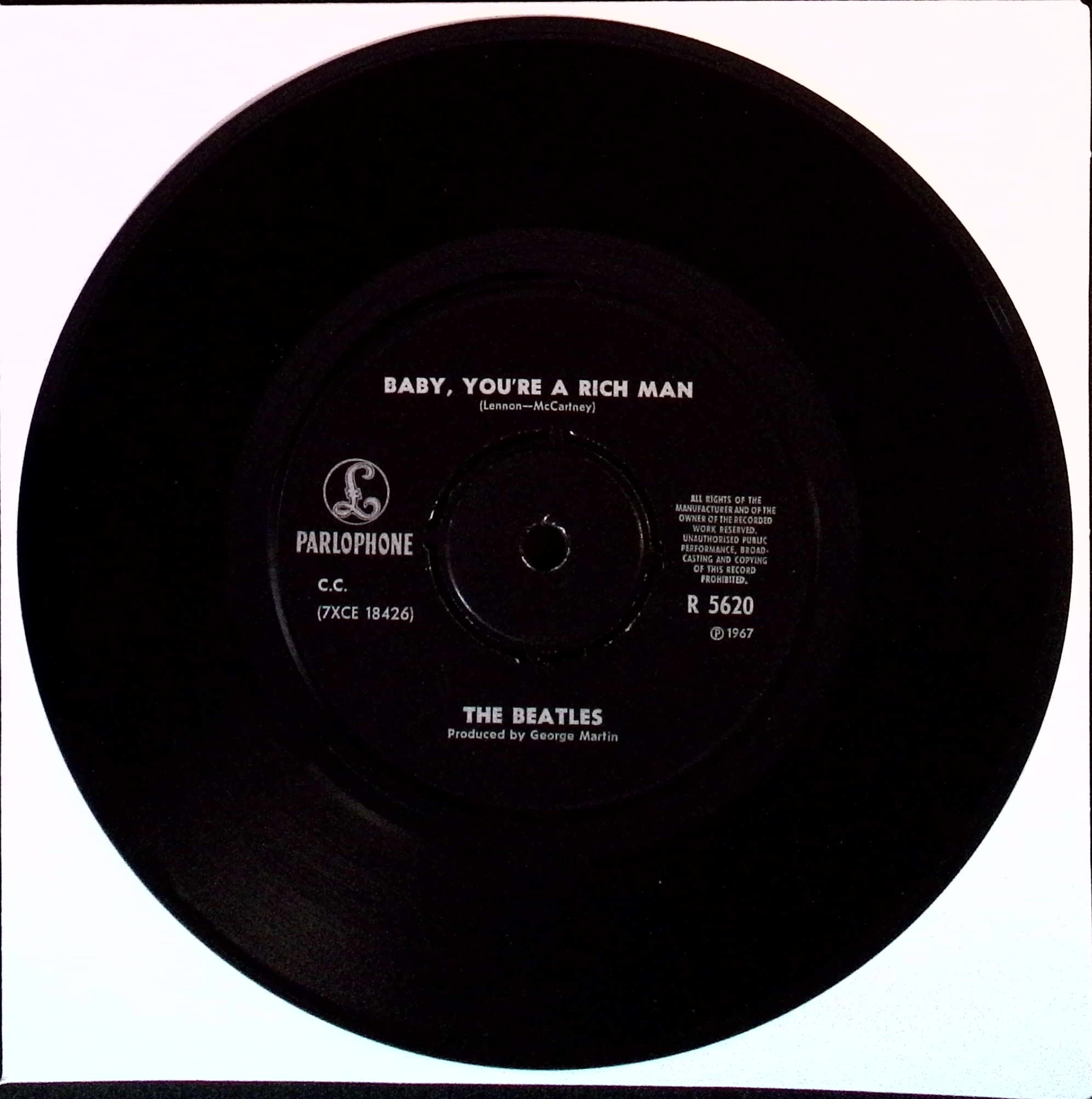 The Beatles - All You Need Is Love / Baby You're A Rich Man (Norway)