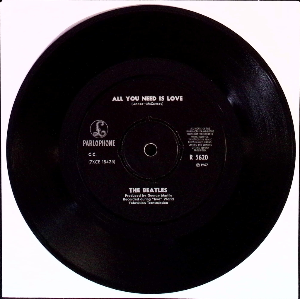 The Beatles - All You Need Is Love / Baby You're A Rich Man (Norway)