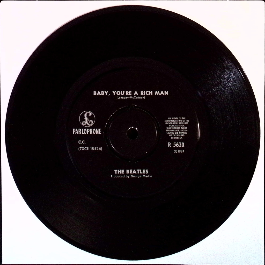 The Beatles - All You Need Is Love / Baby You're A Rich Man (Norway)