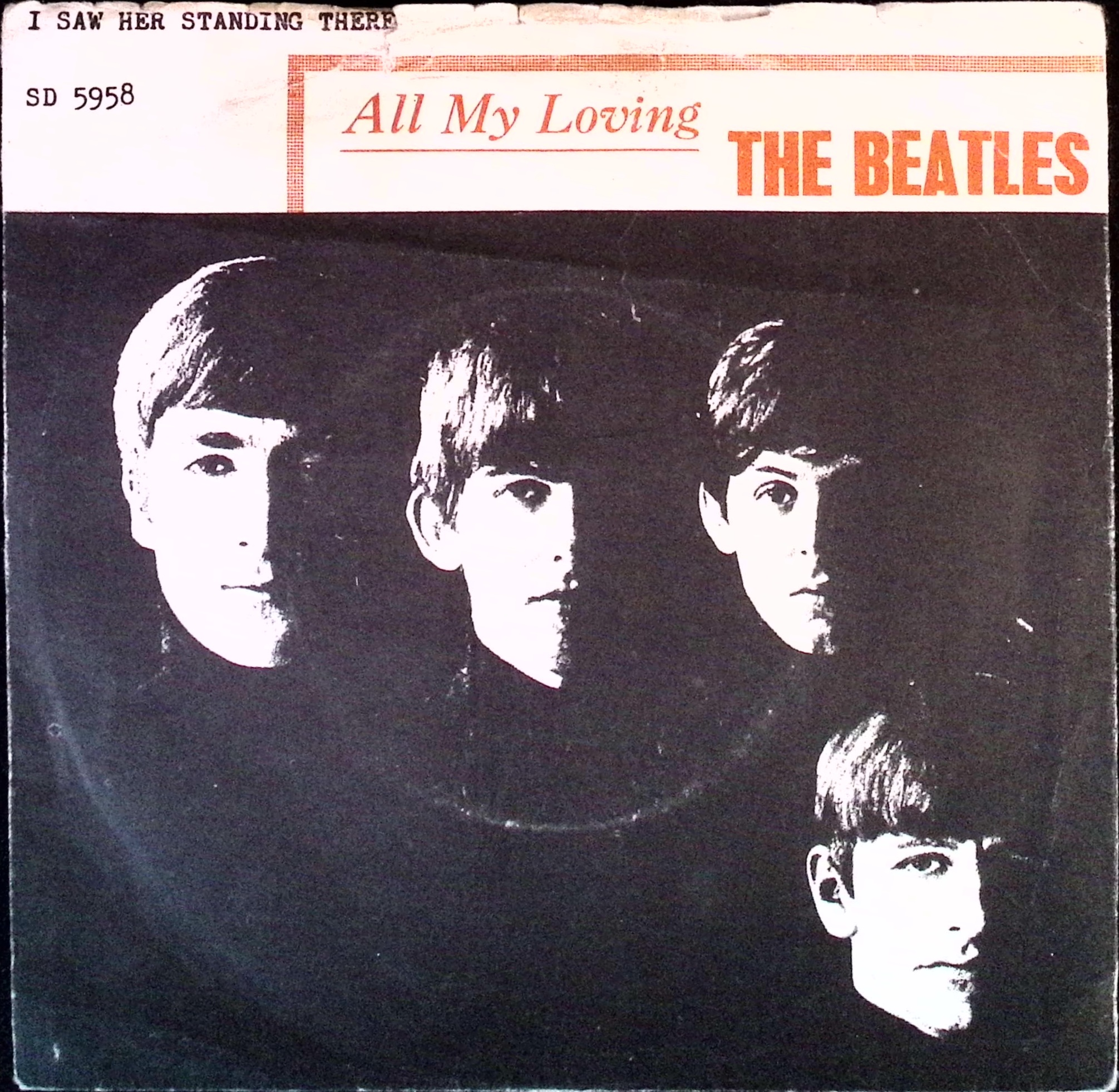 The Beatles - All My Loving / I Saw Her Standing There (Norway)