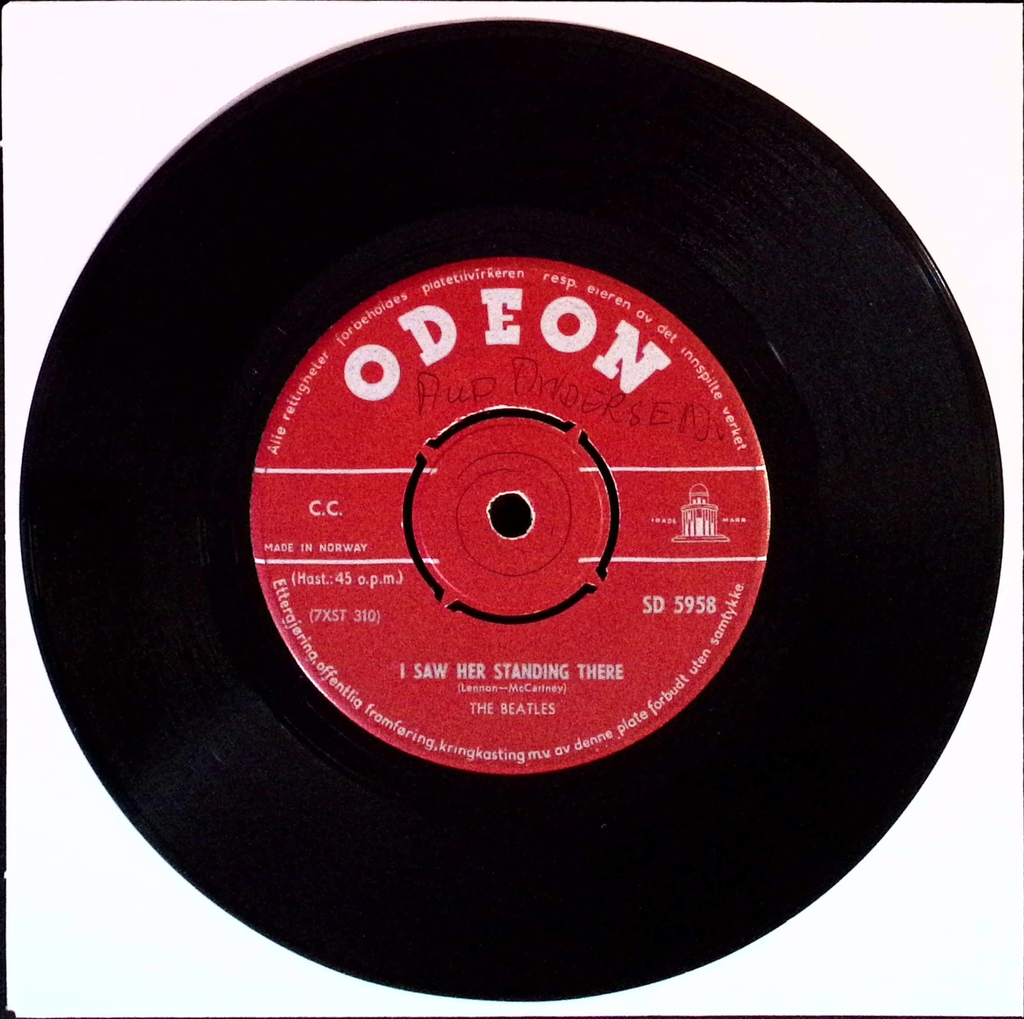The Beatles - All My Loving / I Saw Her Standing There (Norway)