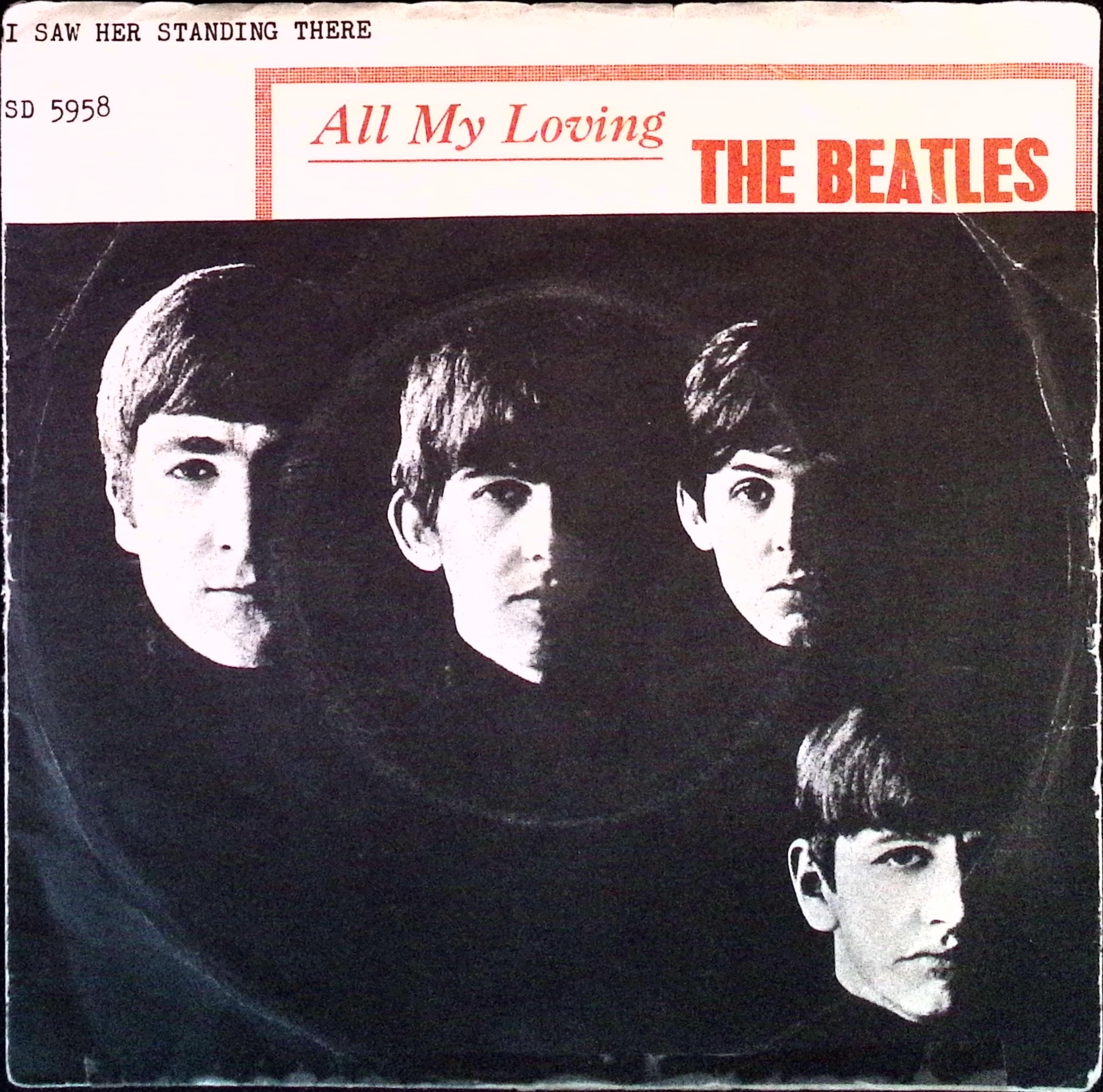 The Beatles - All My Loving / I Saw Her Standing There (Norway)