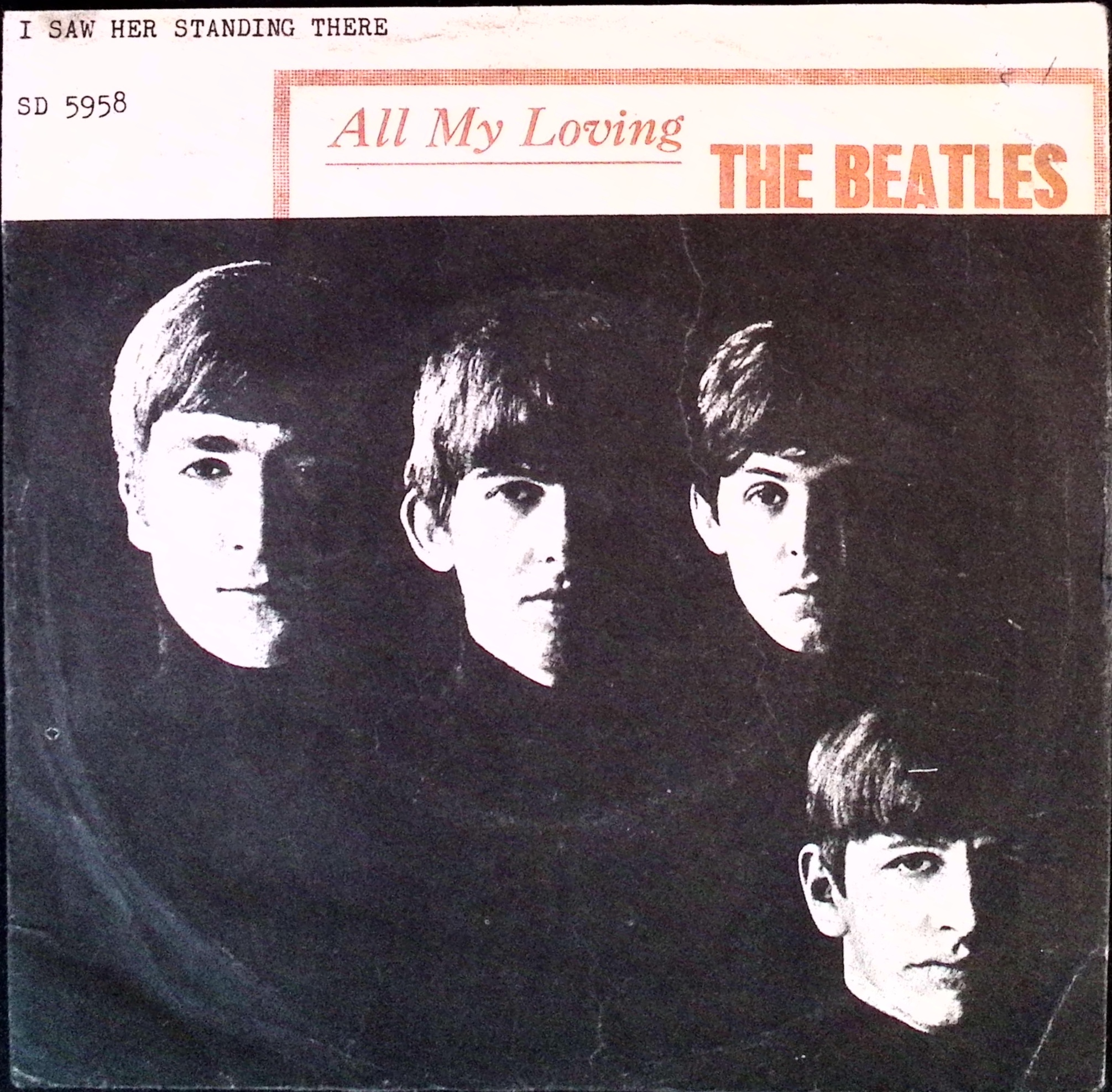 The Beatles - All My Loving / I Saw Her Standing There (Norway)