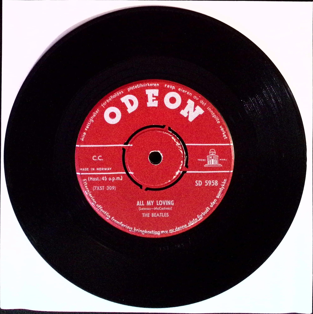 The Beatles - All My Loving / I Saw Her Standing There (Norway)