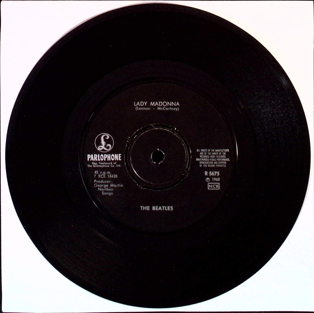 The Beatles - Lady Madonna / Inner Light (Sweden)