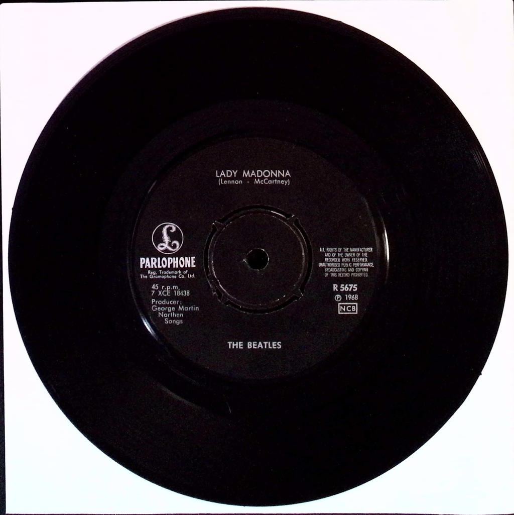 The Beatles - Lady Madonna / Inner Light (Sweden)
