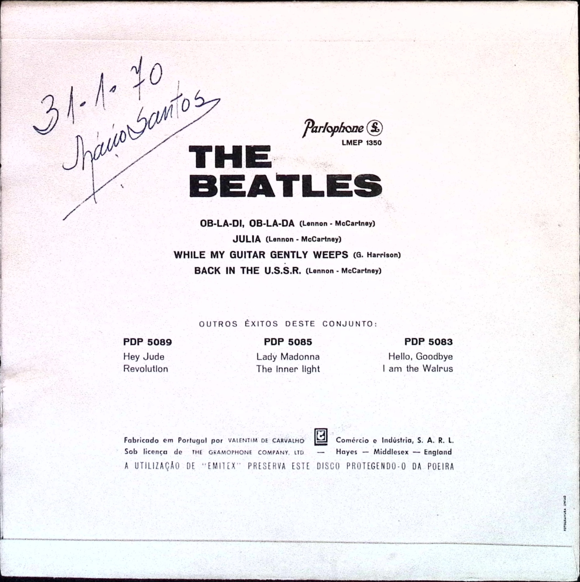The Beatles - Ob-La-Di Ob-La-Da (Portugal)
