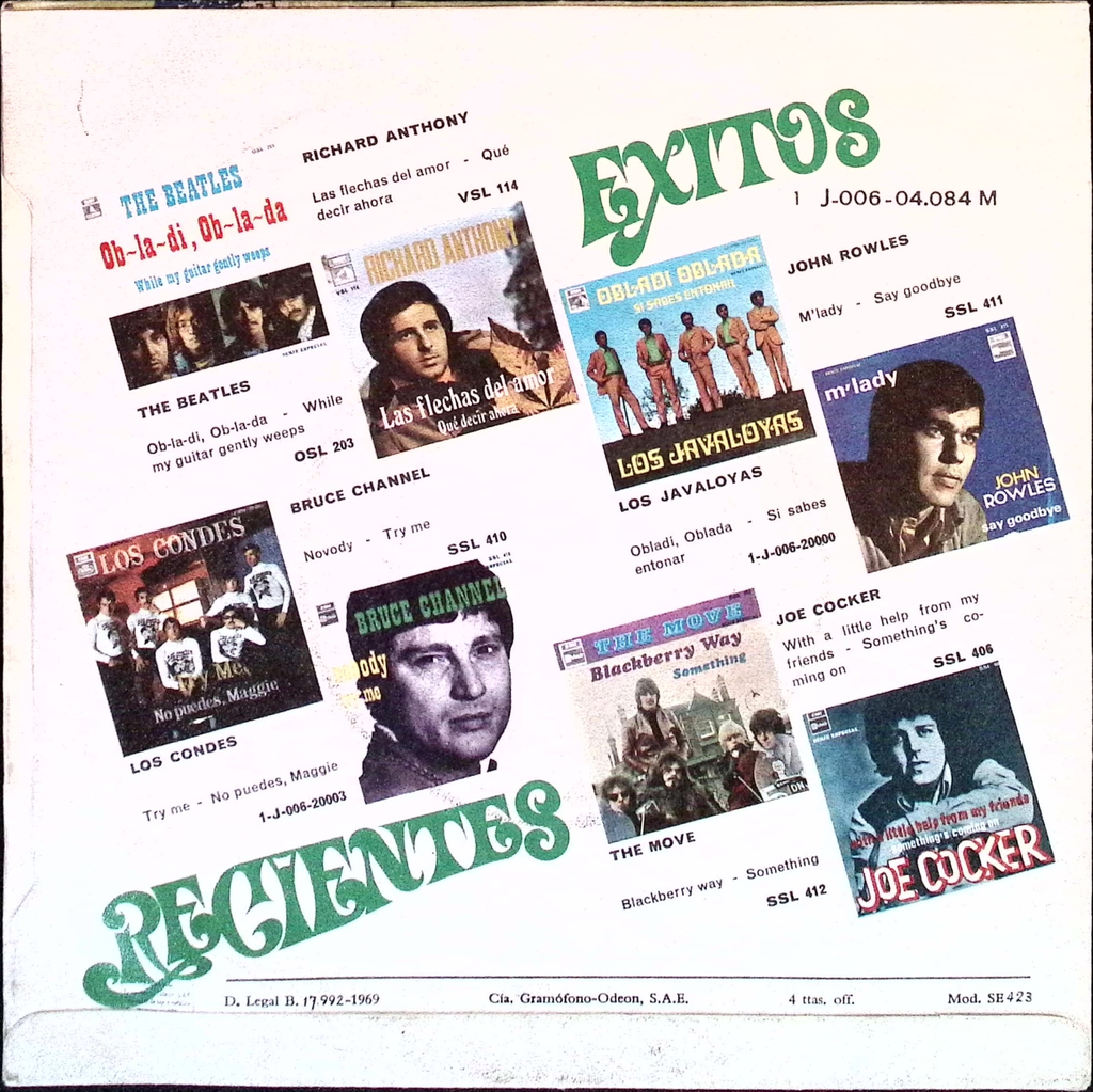 The Beatles - Get Back / Don't Let Me Down (Spain)