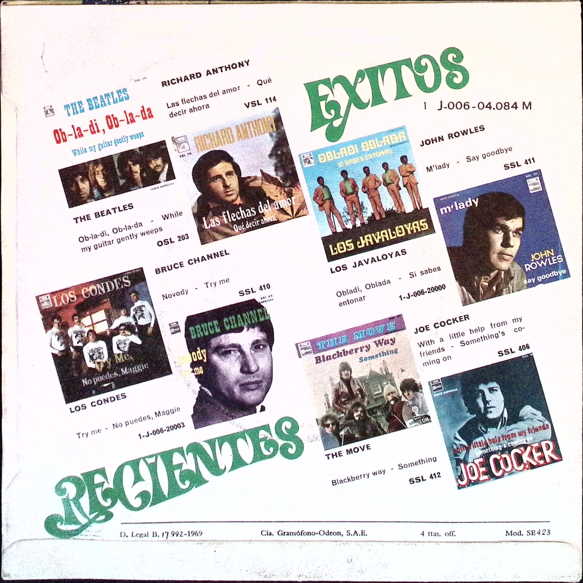 The Beatles - Get Back / Don't Let Me Down (Spain)