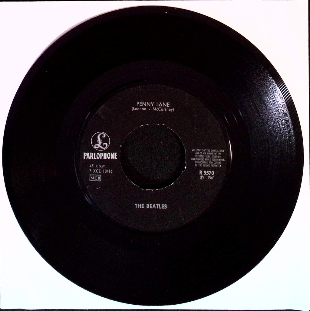 The Beatles - Strawberry Fields Forever / Penny Lane (Sweden)