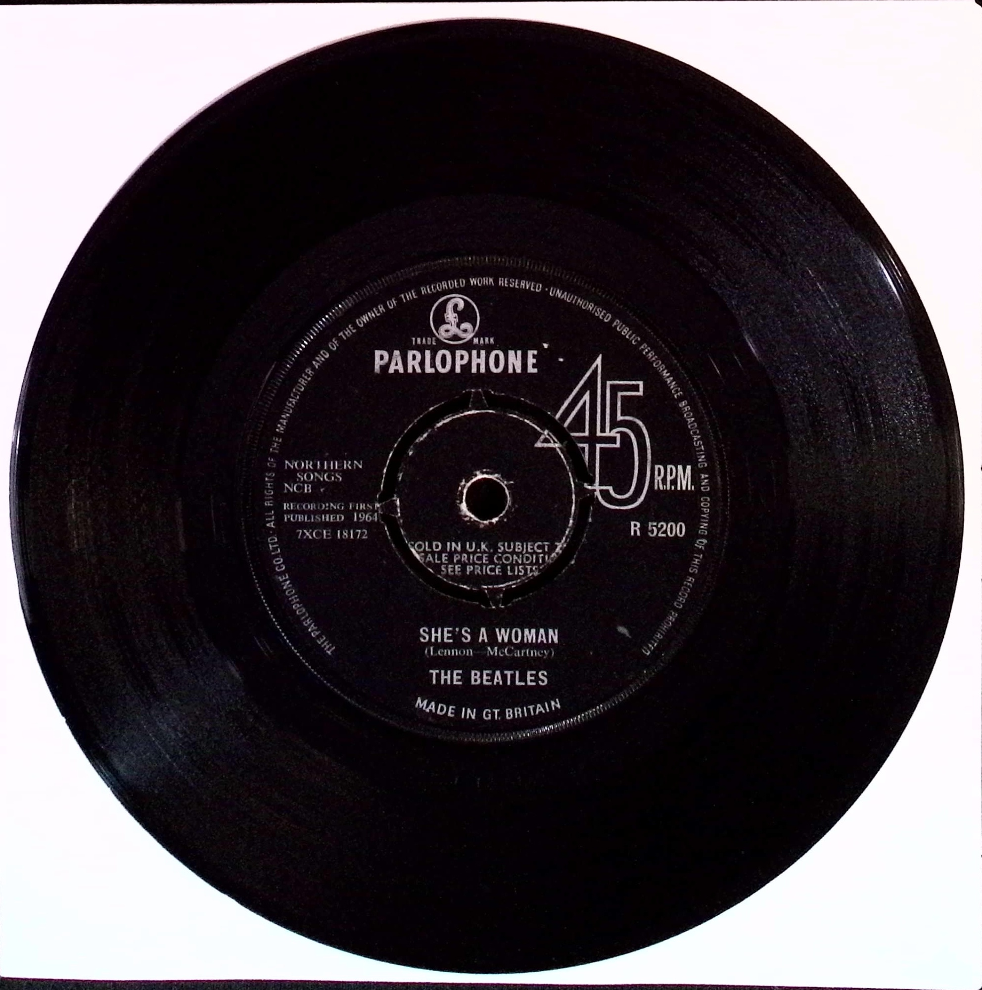 The Beatles - I Feel Fine / She's A Woman (UK)