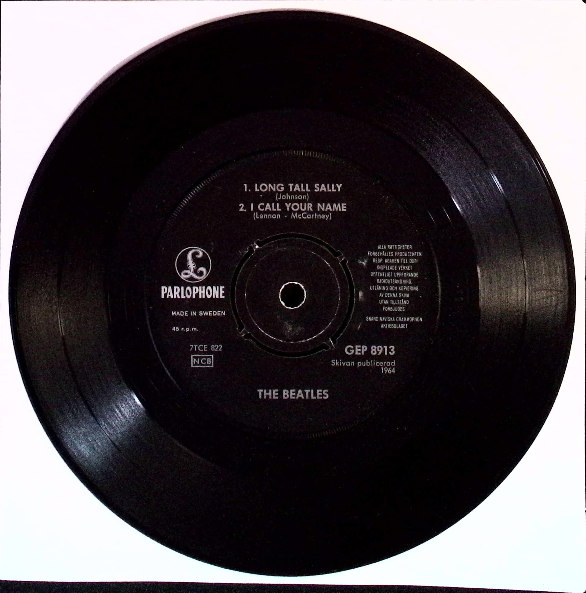 The Beatles - Long Tall Sally (Sweden)