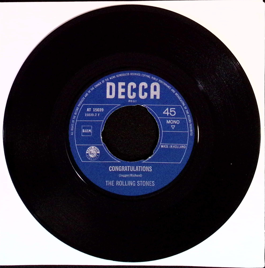 The Rolling Stones - Time Is On My Side / Congratulations (Netherlands)