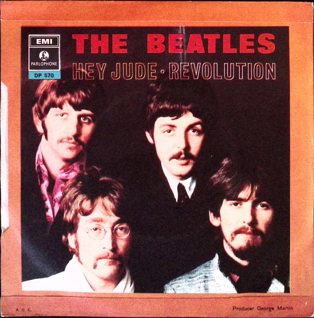 The Beatles - Hey Jude / Revolution (Italy)