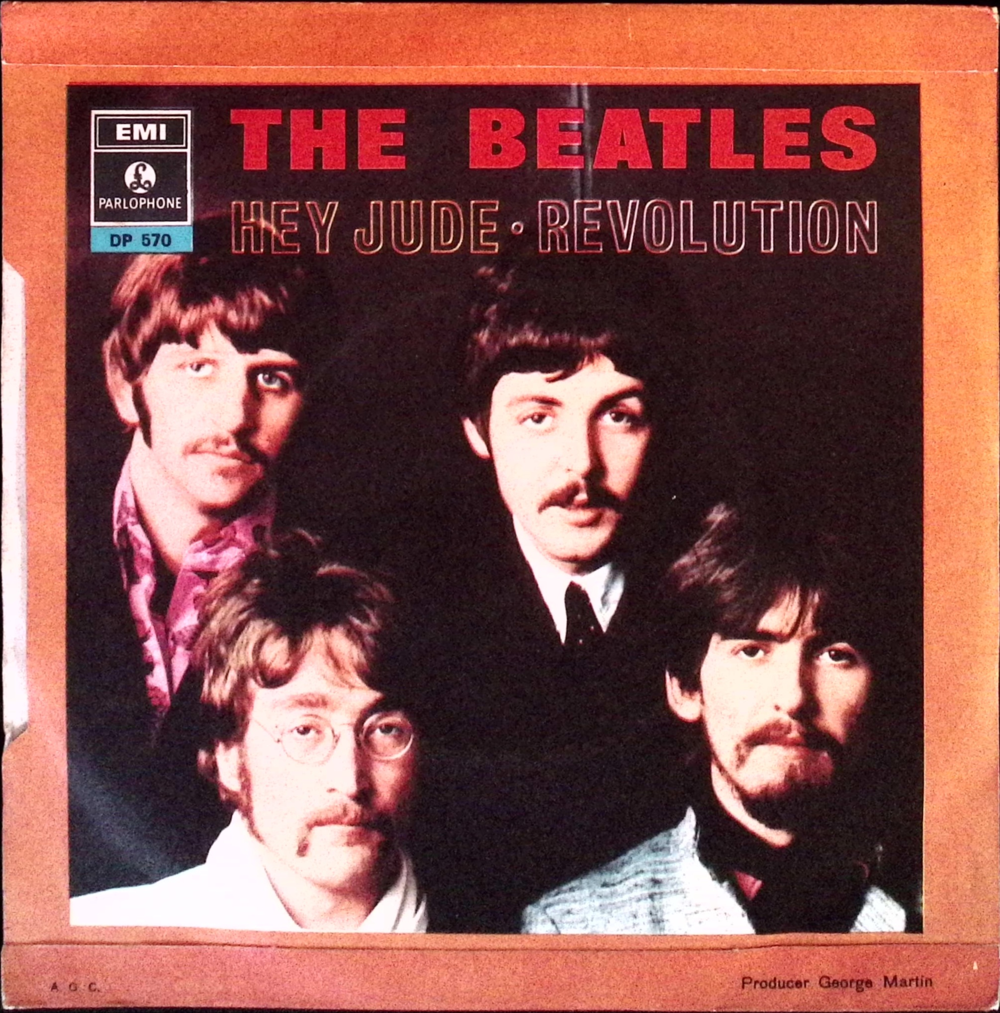 The Beatles - Hey Jude / Revolution (Italy)