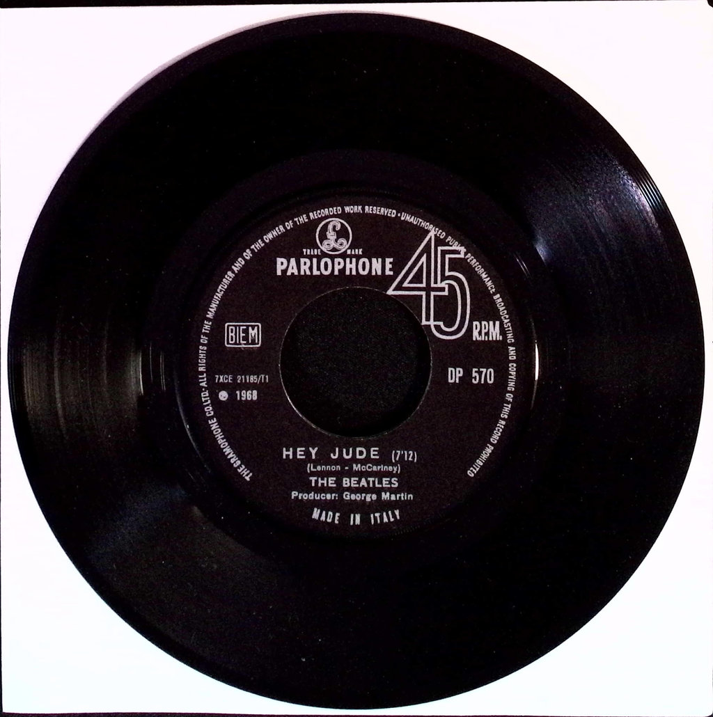The Beatles - Hey Jude / Revolution (Italy)