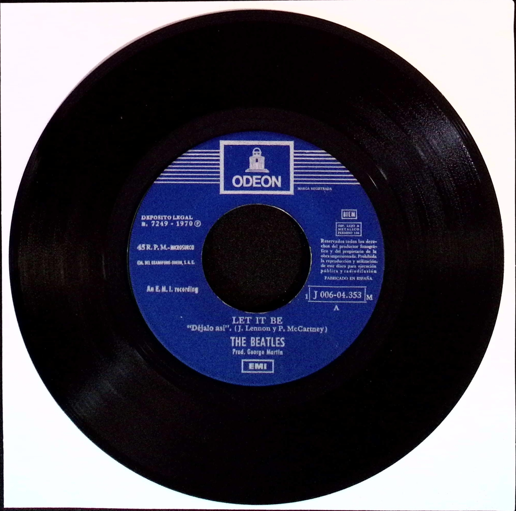 The Beatles - Let It Be / You Know My Name (Spain)