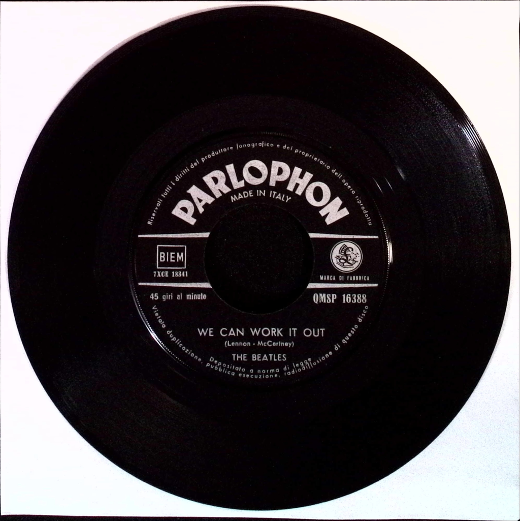 The Beatles - We Can Work It Out / Day Tripper (Italy)