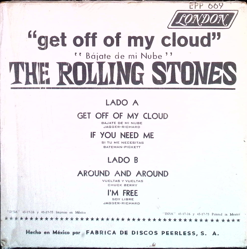 The Rolling Stones - Get Off Of My Cloud (Mexico)