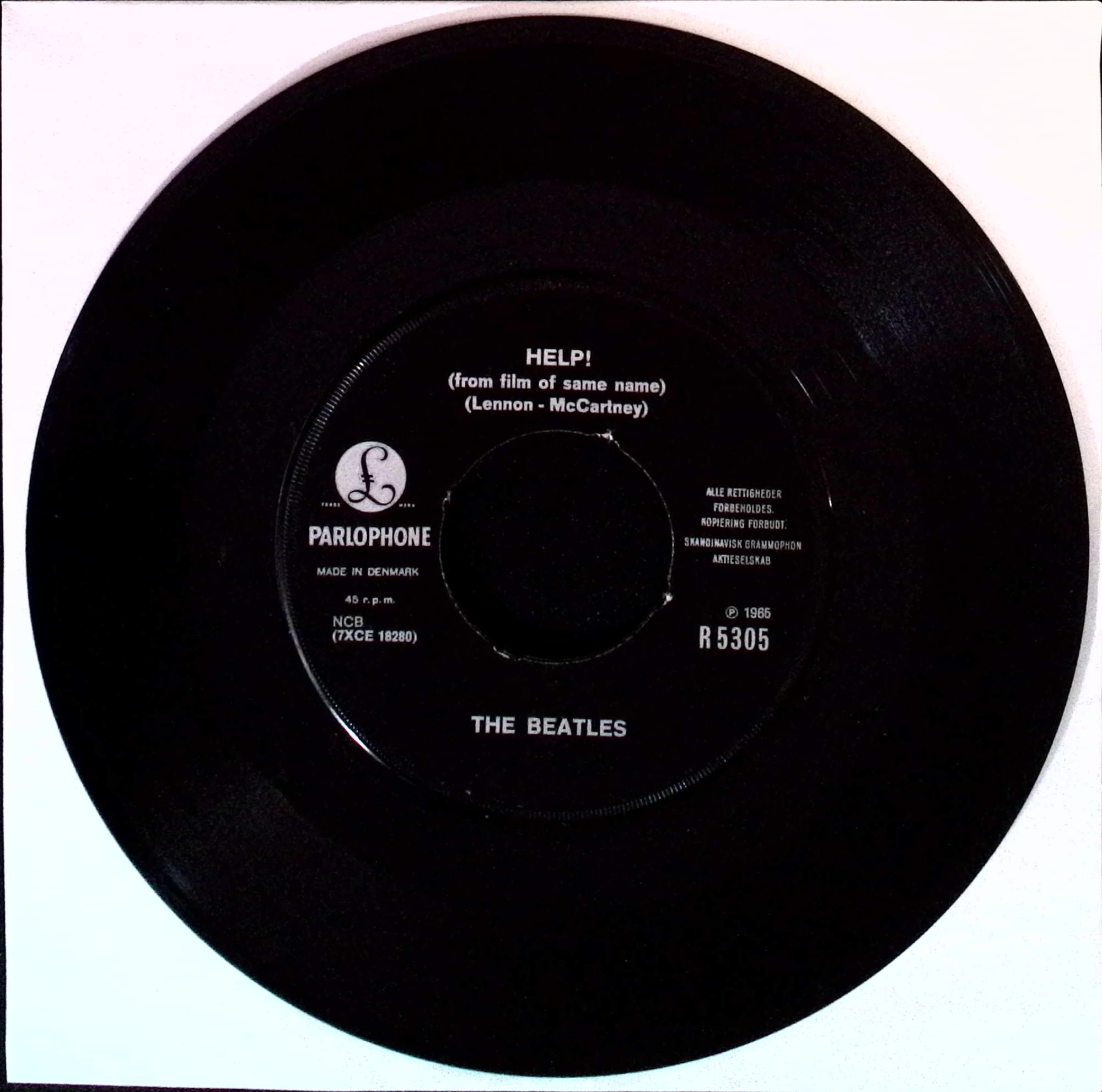 The Beatles - Help! / I'm down (Denmark)